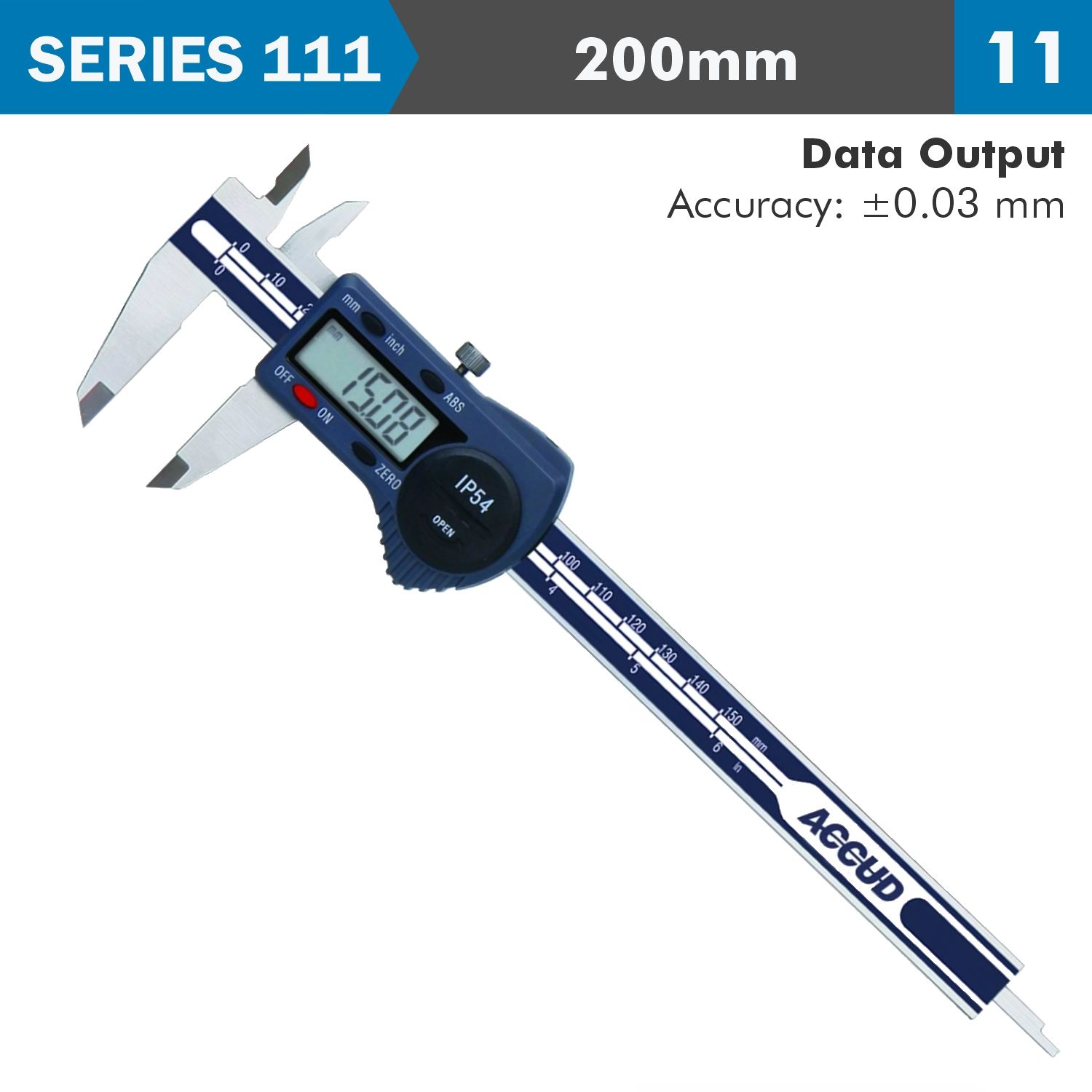 Digital Caliper 0-200mm/0-8'