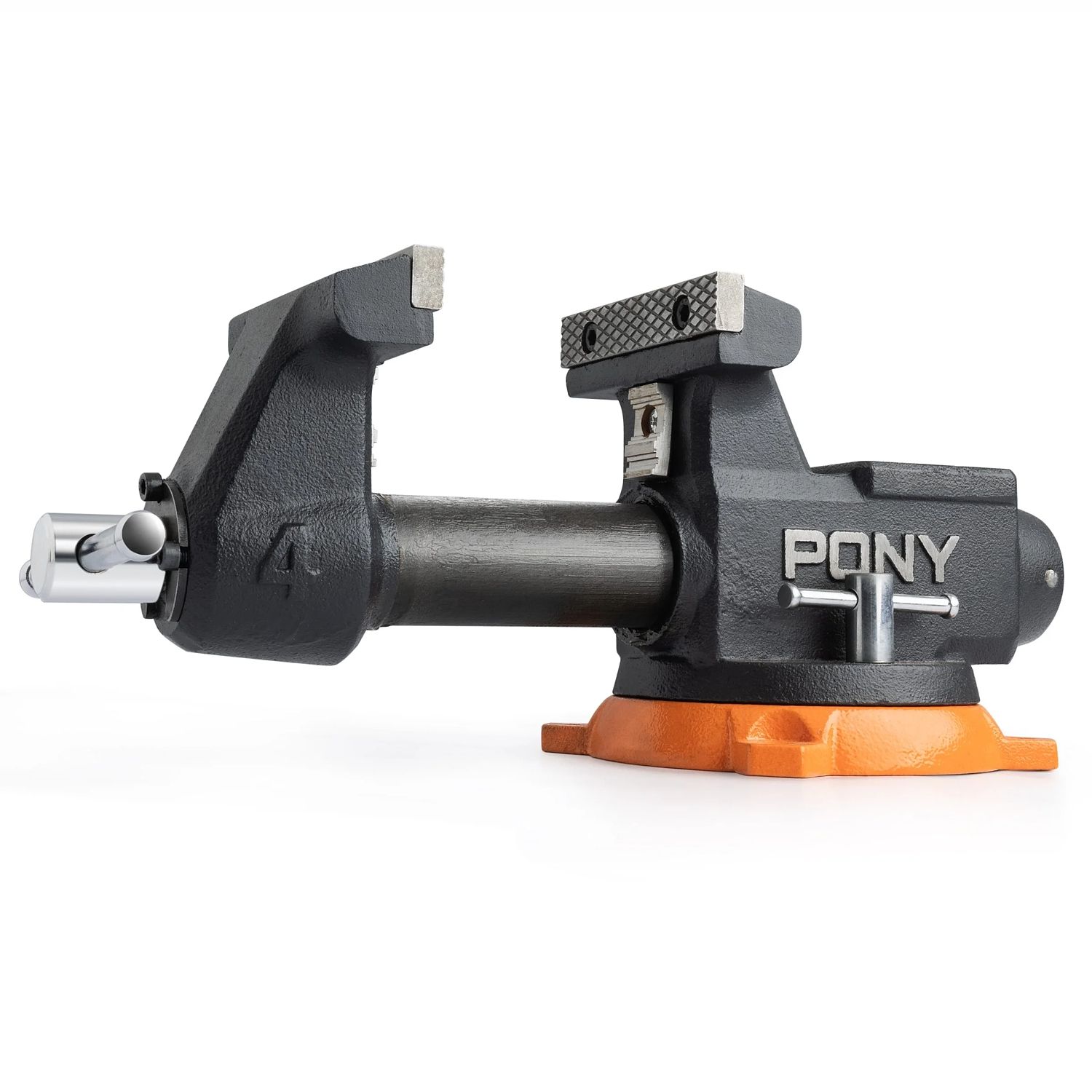 PONY 100mm (4') Pro Heavy-duty Swivel Base Bench Vise