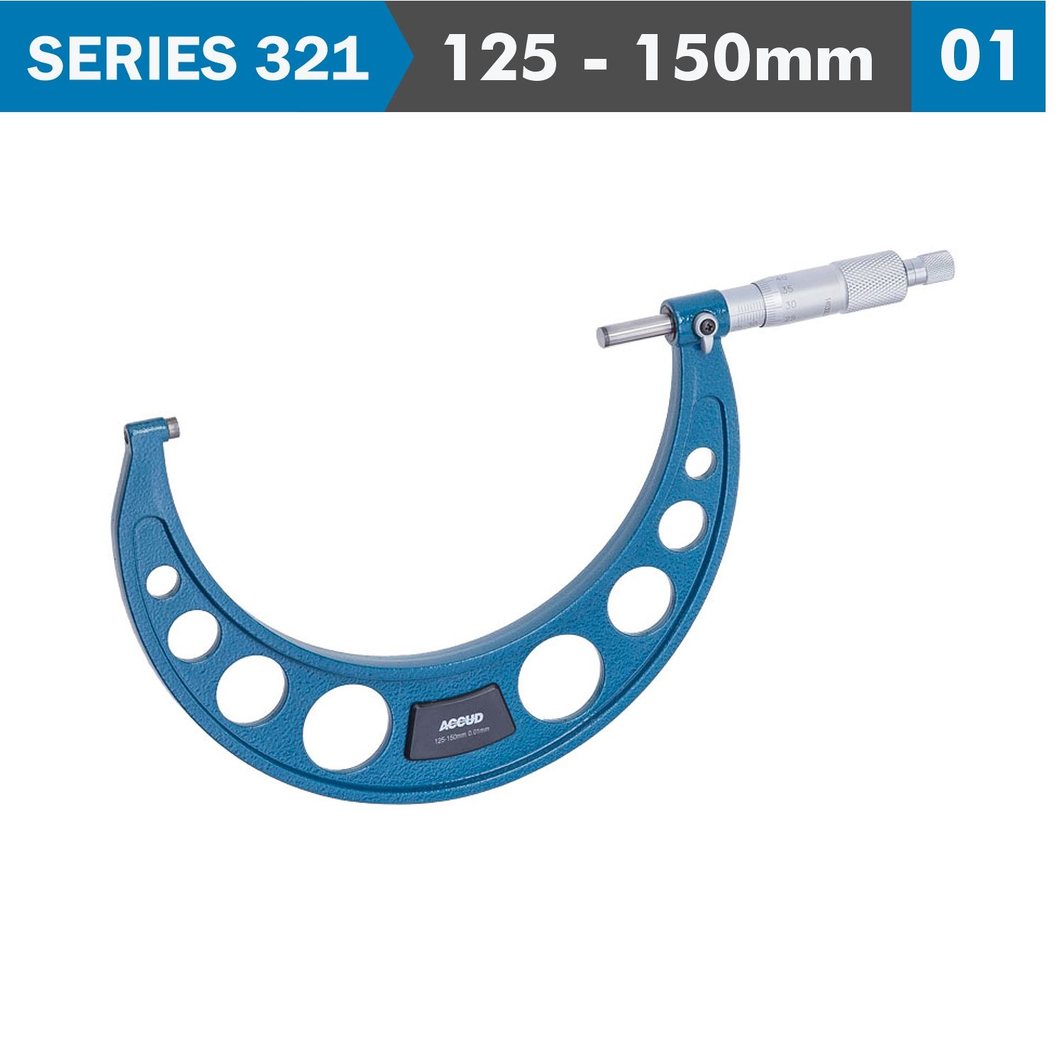 Outside Micrometer 125-150mm 0.006mm Acc. 0.01mm Grad.