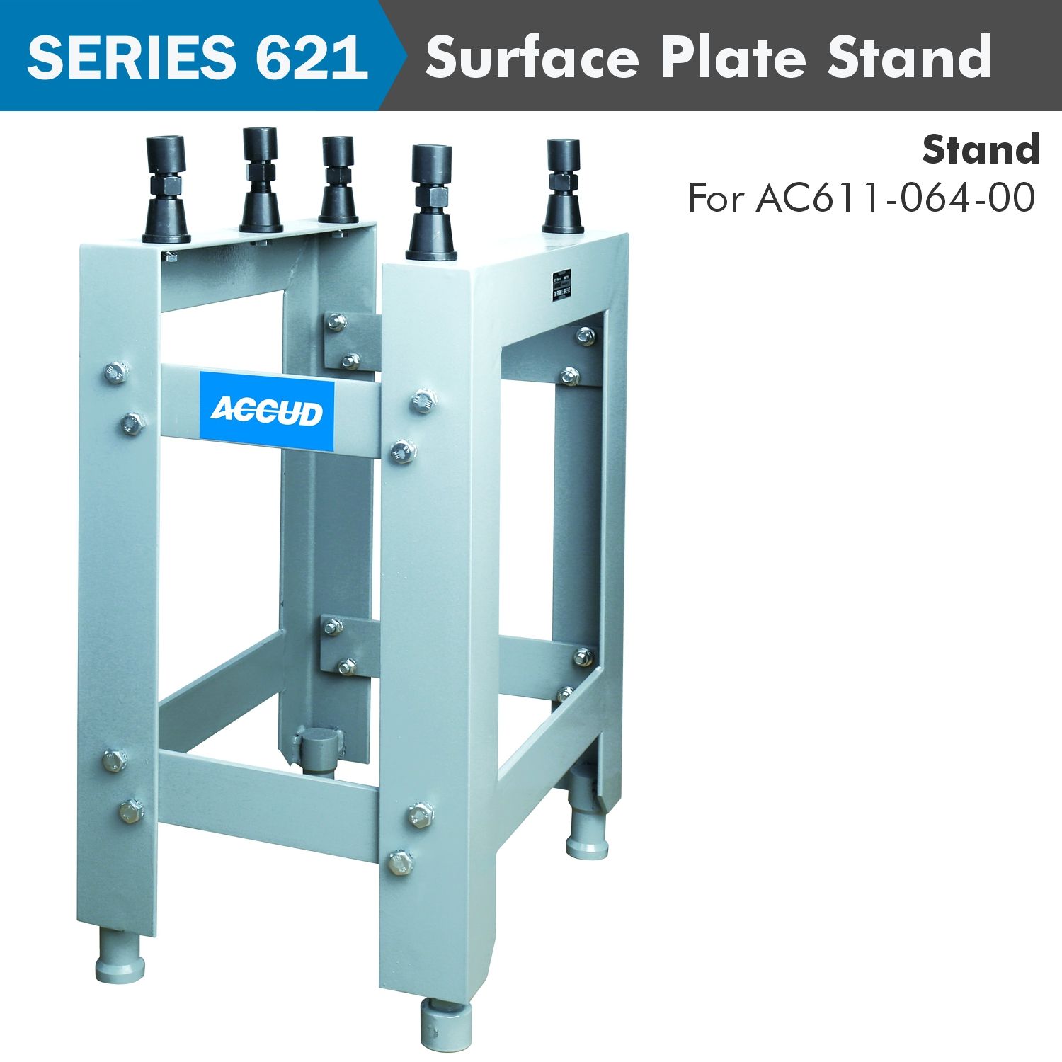 Granite Surface Plate Stand 630x400x80mm Incl. 5pc Jacks