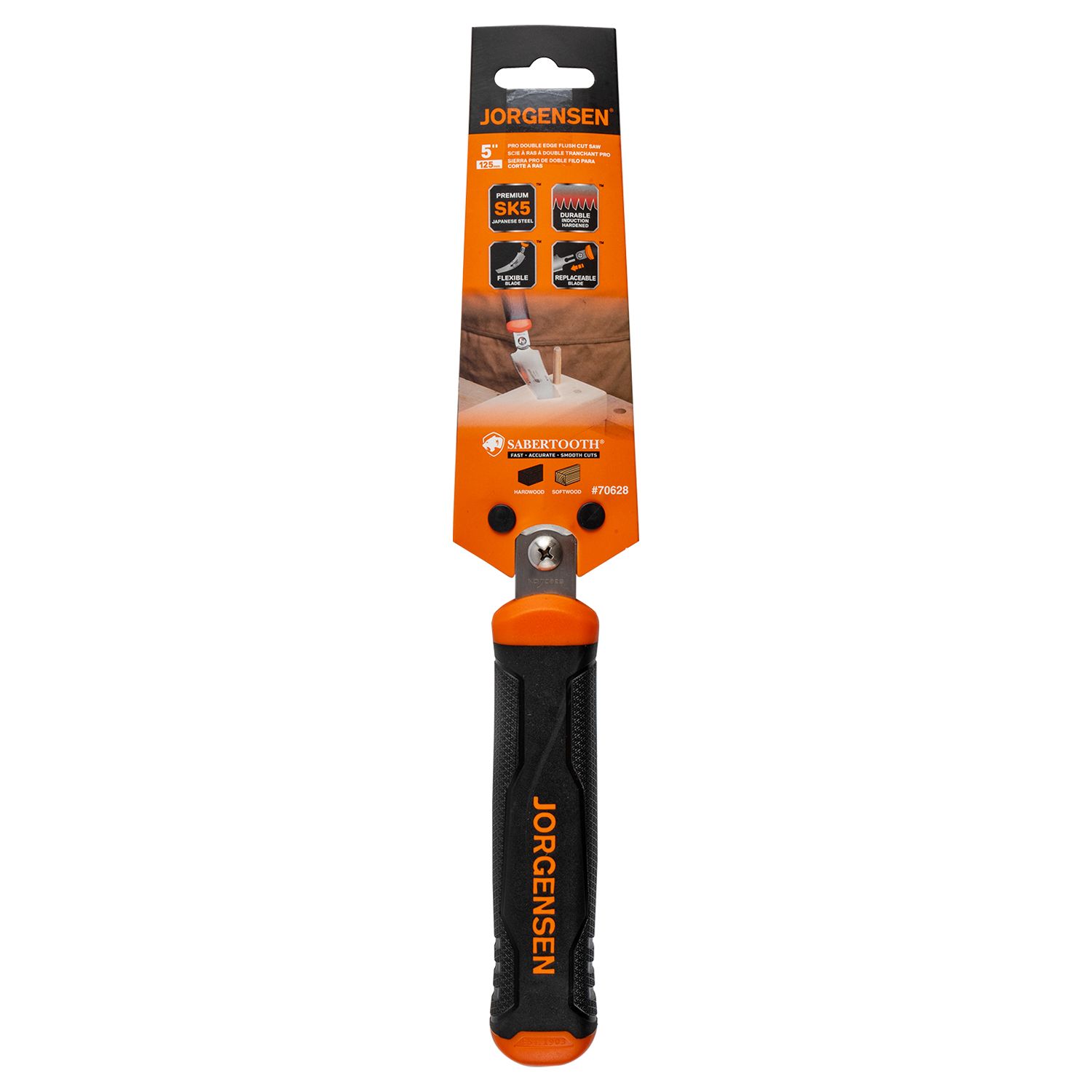Jorgensen 125mm Pro Double Edge Flush Cut Saw