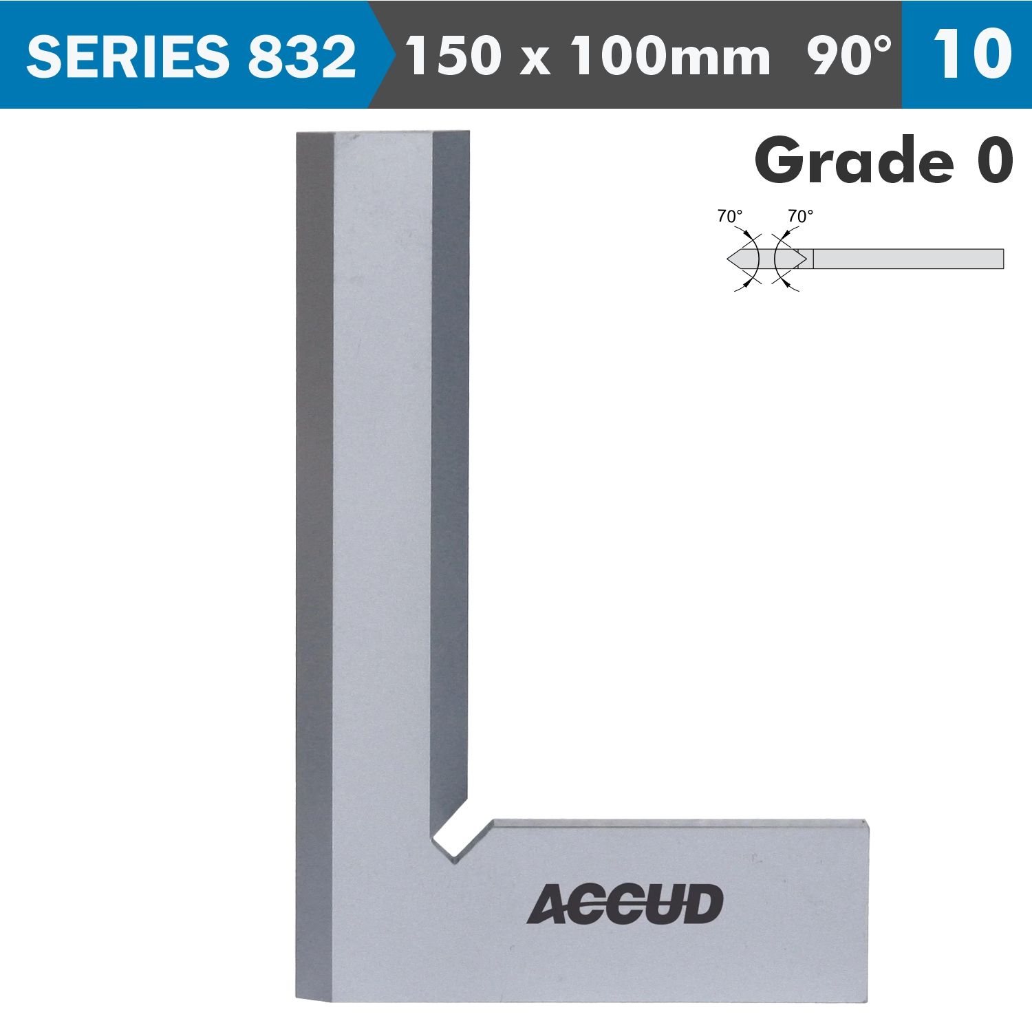 Beveled Edge Square 90 Deg. Grade 0 150x100mm