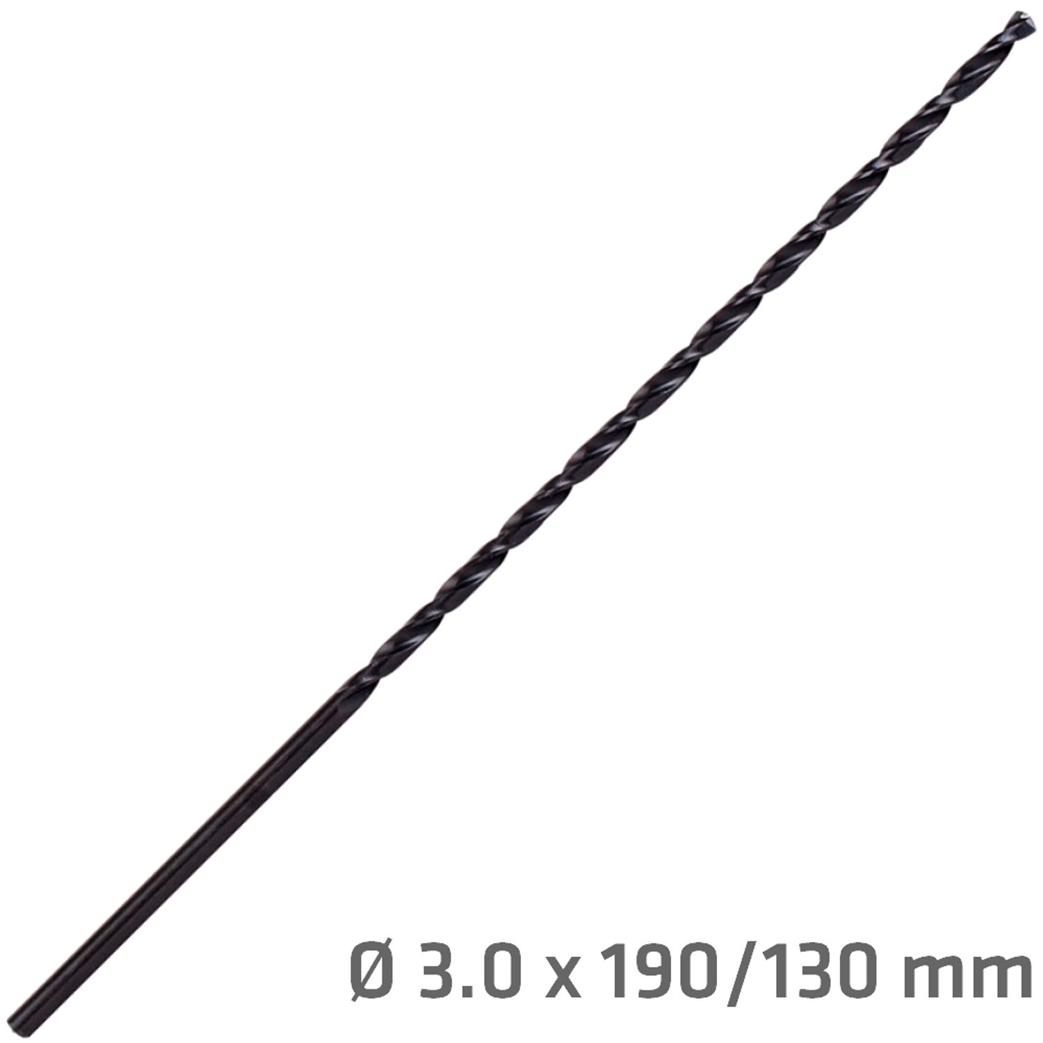 Hss Drill Bit 3mm 190 X 130 Extra Long