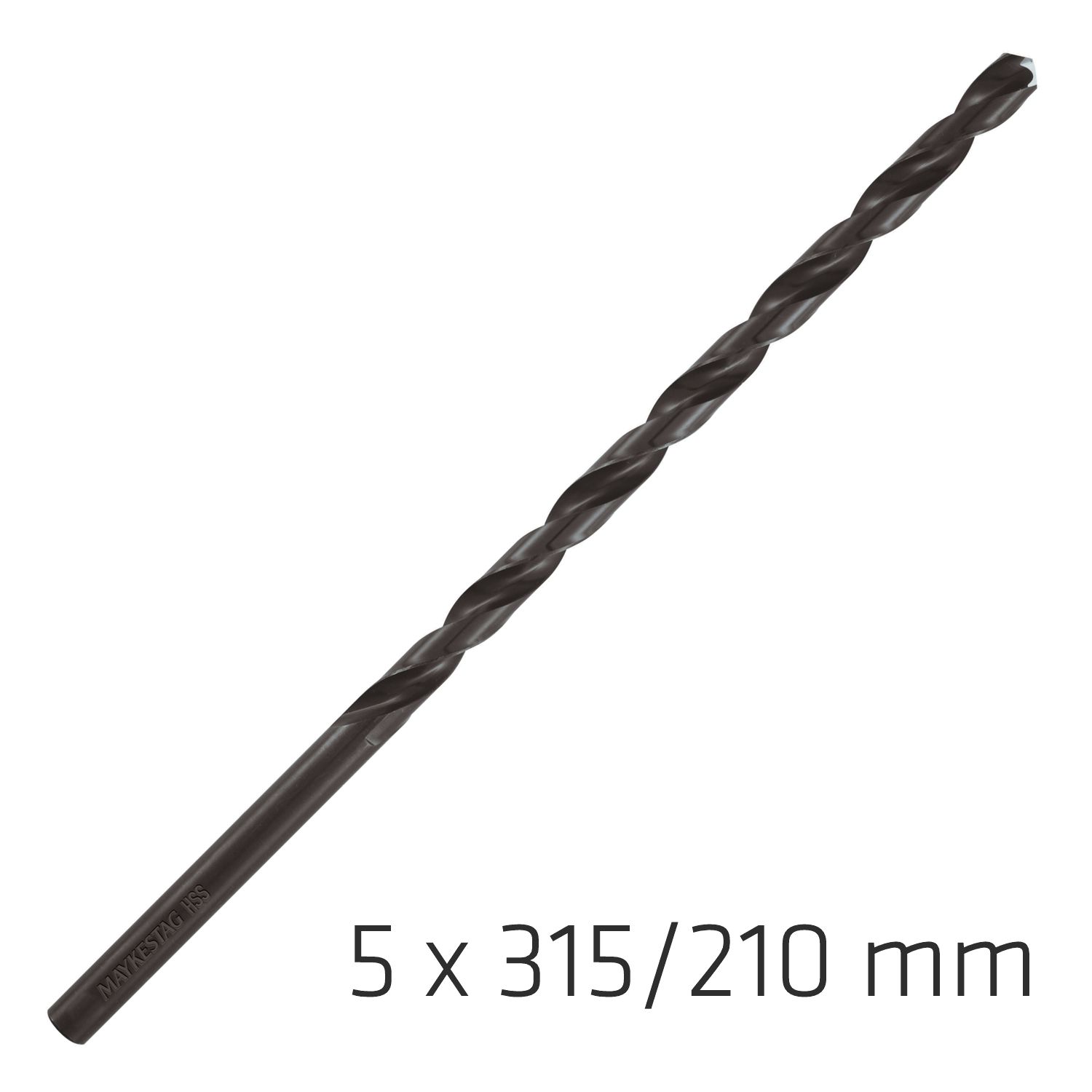 Hss Drill Bit 5mm 315x210mm Extra Long