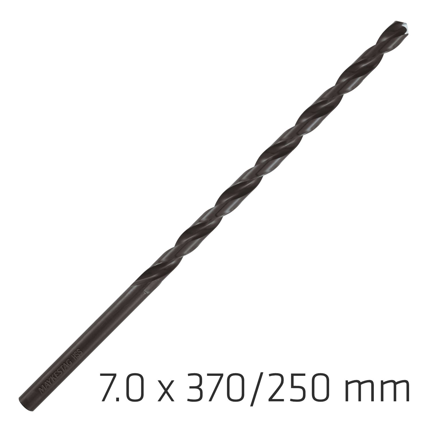 Hss Drill Bit 7mm 370x250mm Extra Long
