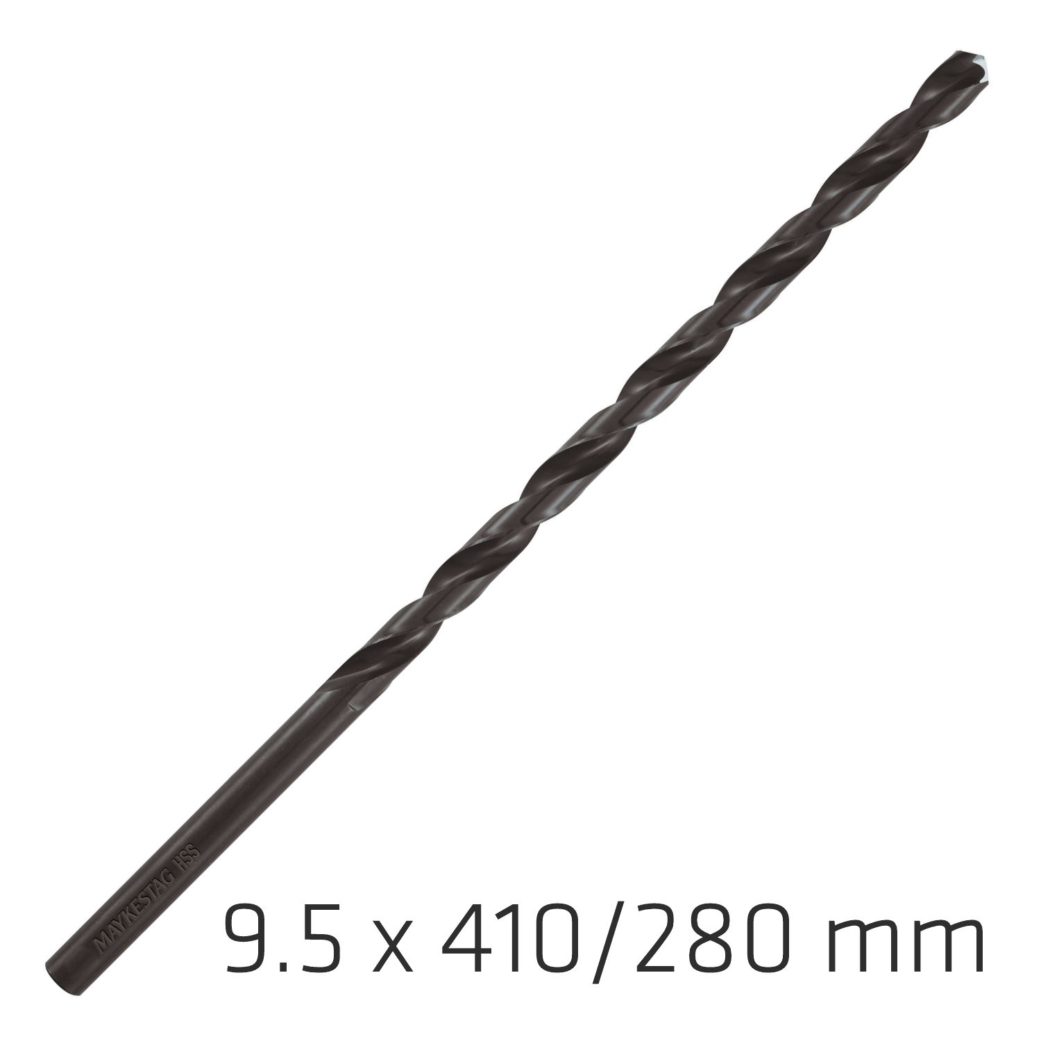 Hss Drill Bit 9.5mm 410x280mm Extra Long