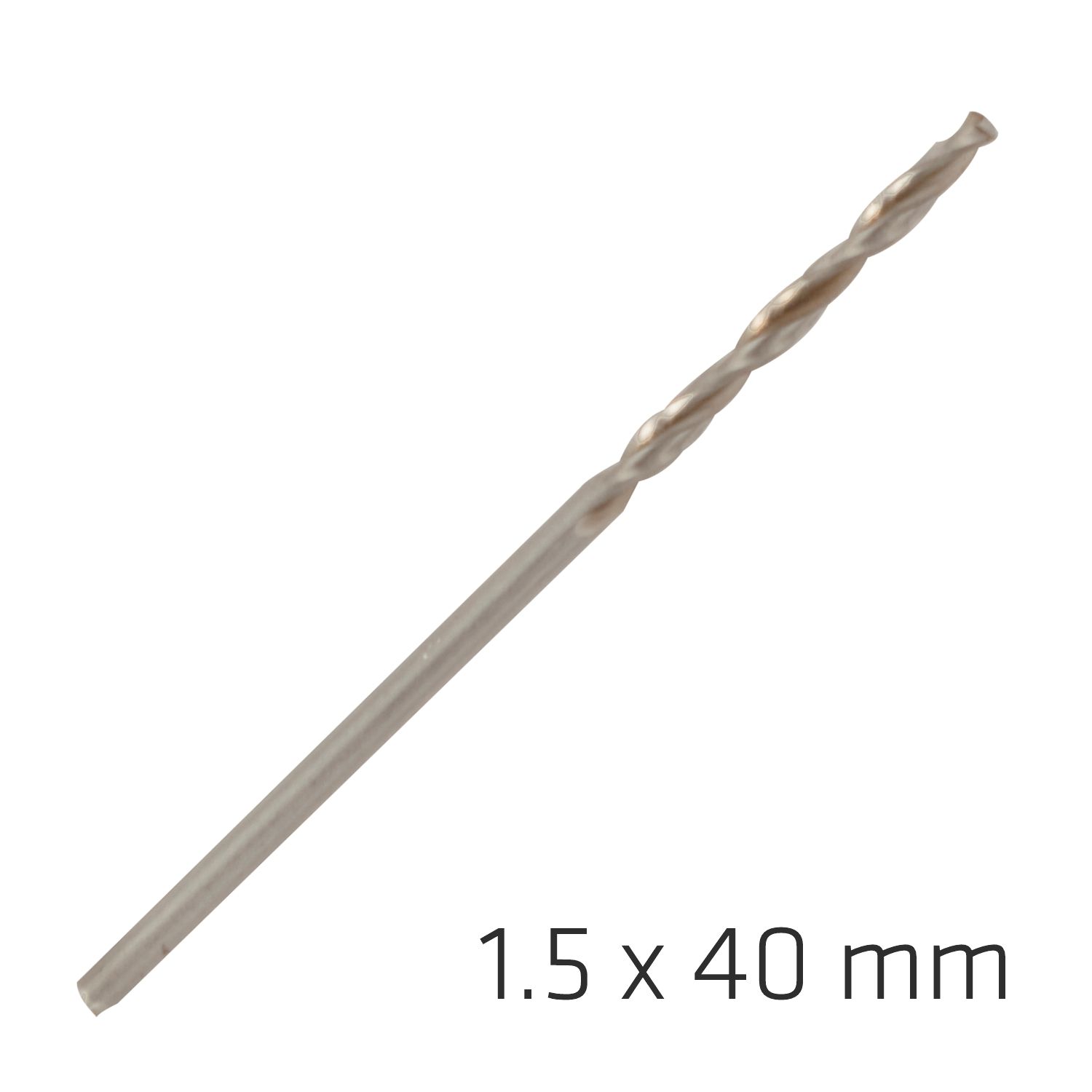 ALPEN Pro Hss 1.5mm Drill Din 338 Rn 135 Split Point Plastic Wallet (