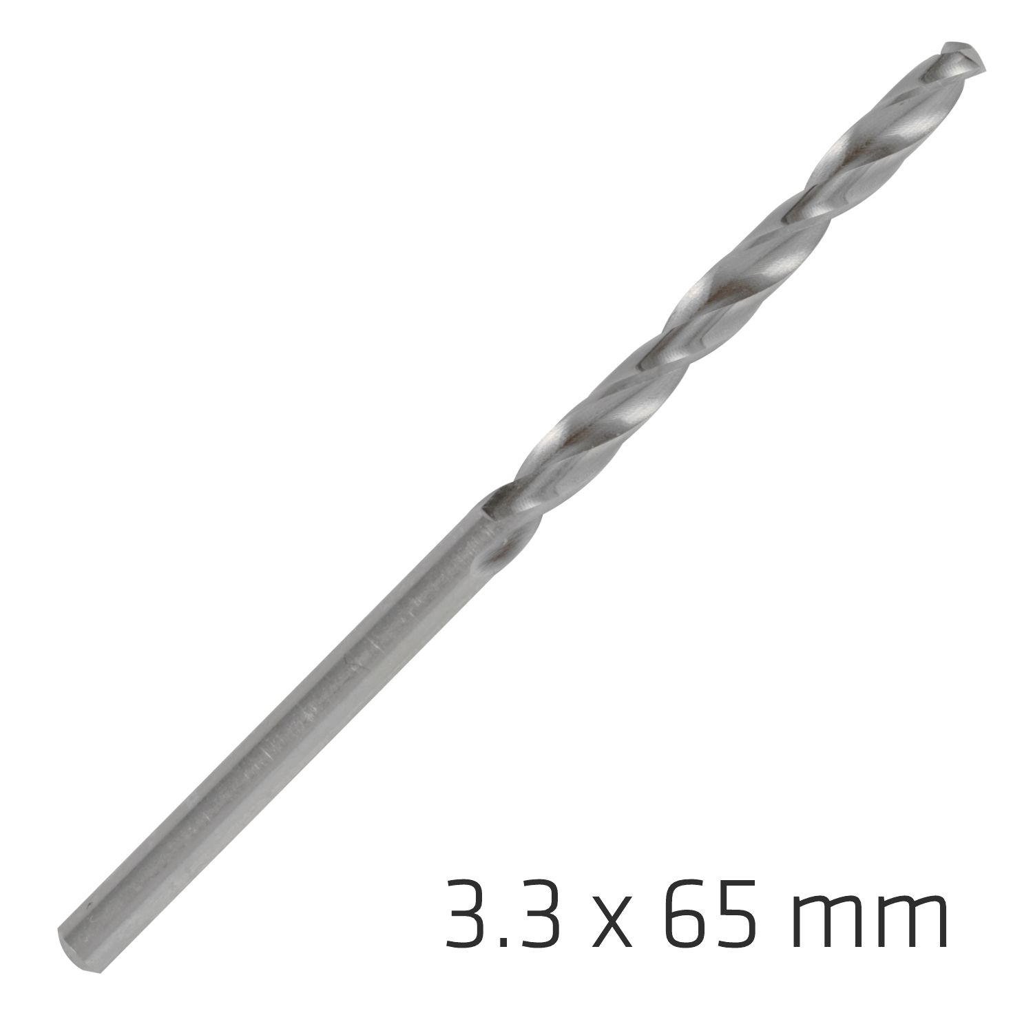 ALPEN Pro Hss 3.3mm Drill Din 338 Rn 135 Split Point Plastic Wallet (