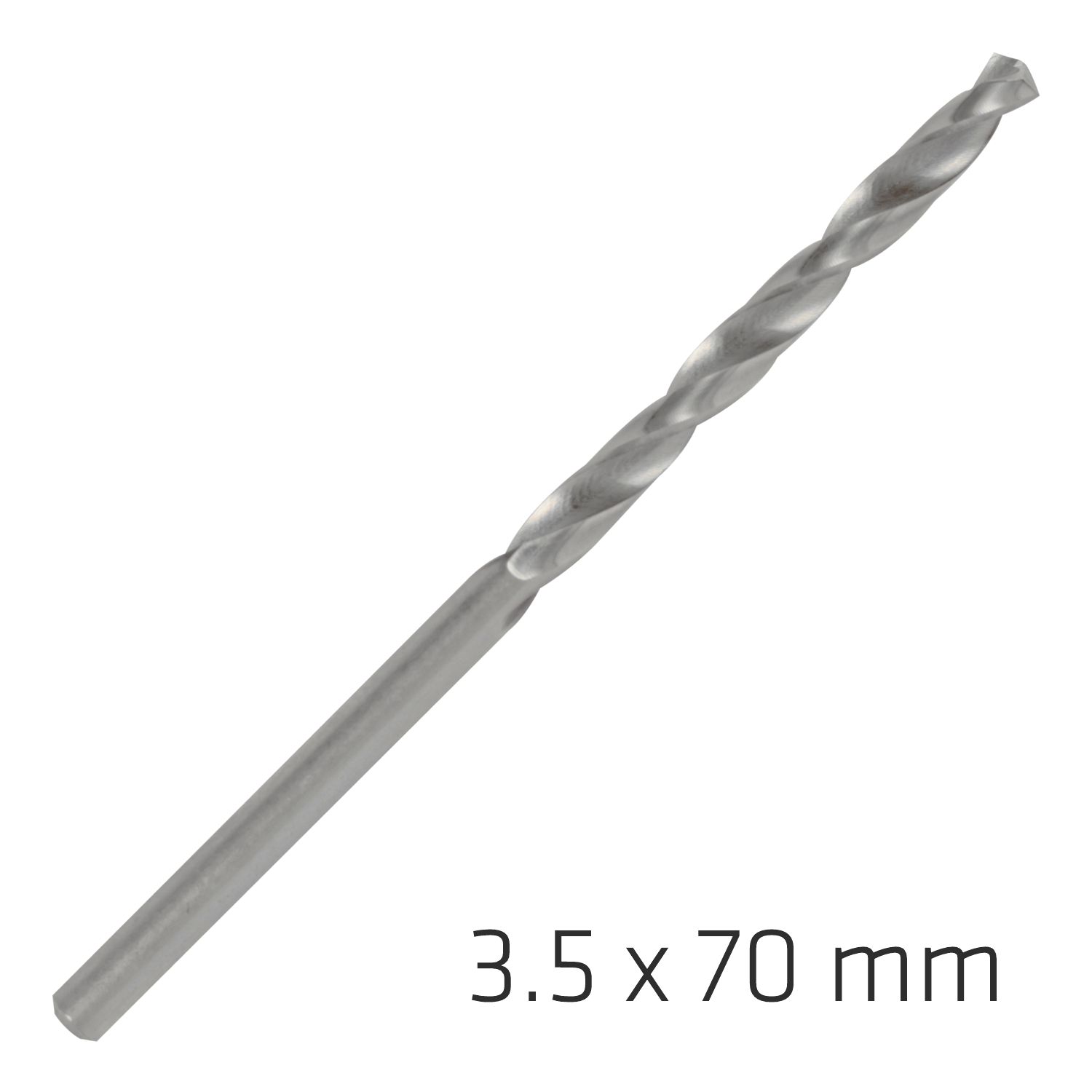 ALPEN Pro Hss 3.5mm Drill Din 338 Rn 135 Split Point Plastic Wallet (