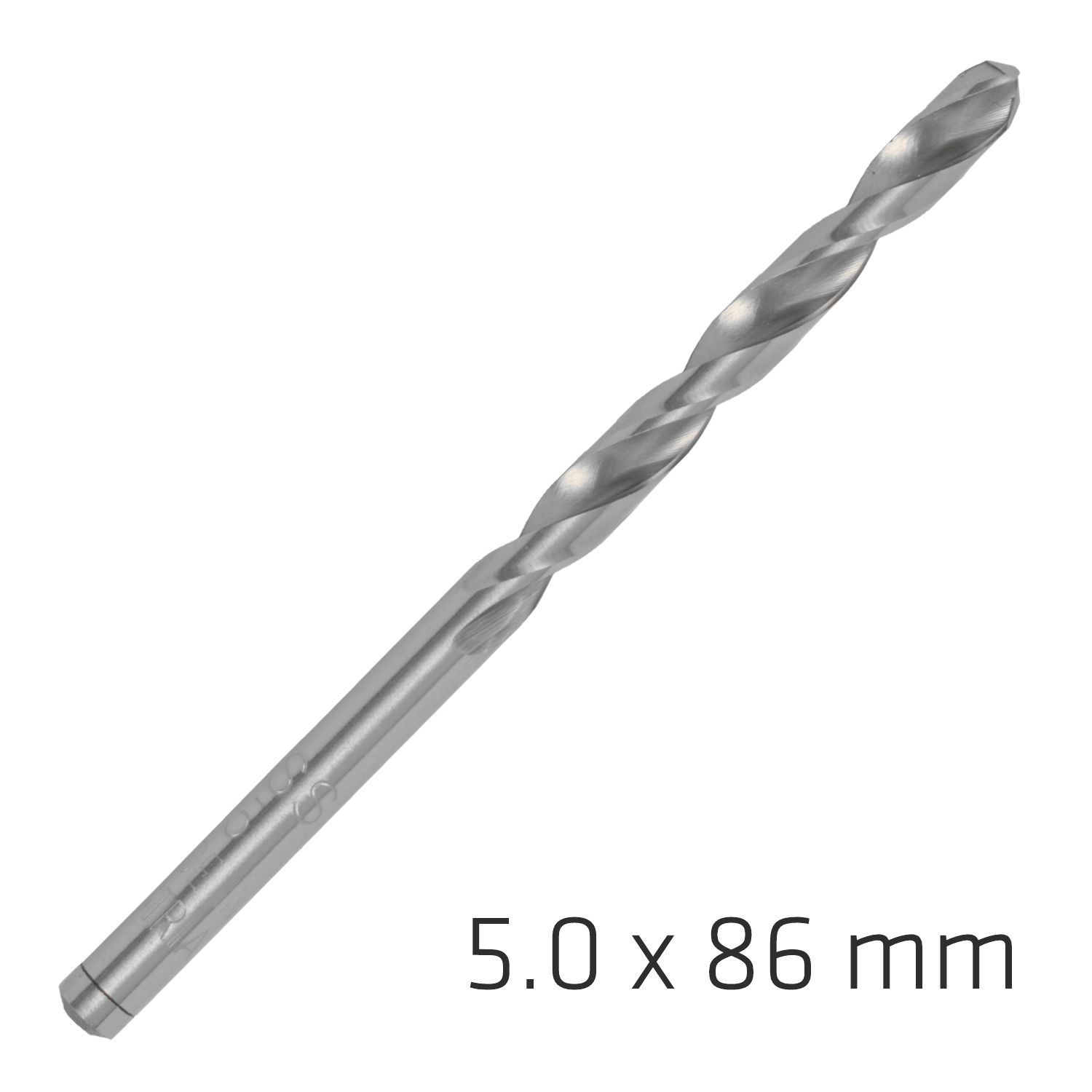 ALPEN Pro Hss 5mm Drill Din 338 Rn 135 Split Point Plastic Wallet (1