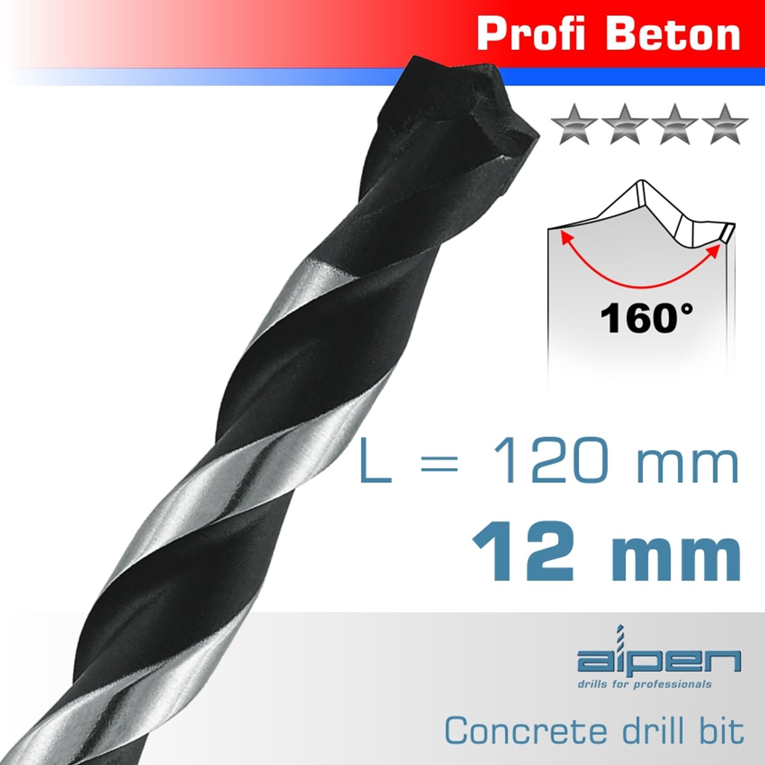 Concrete Profi Beton Drill Bit 12mm