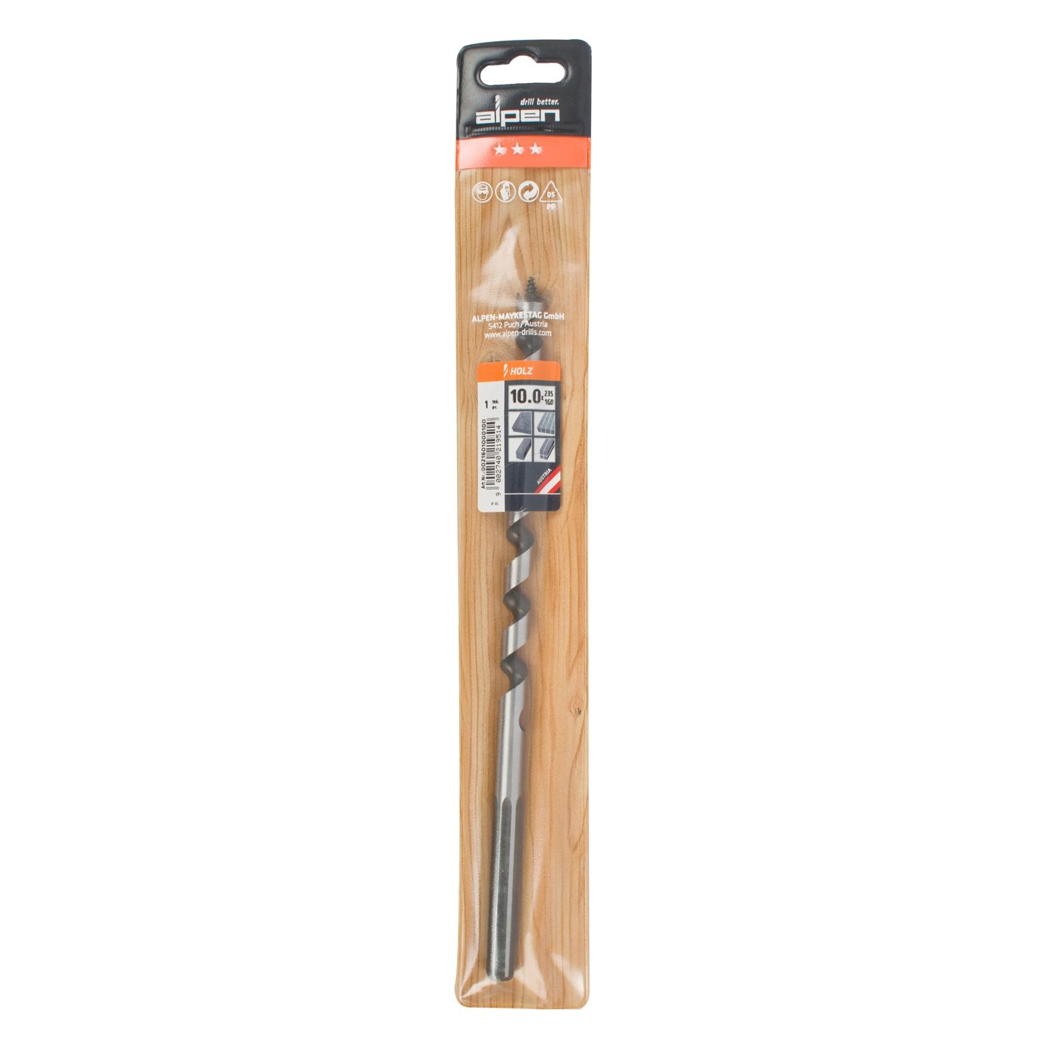 Wood Auger Drill Bit 10 X 235mm
