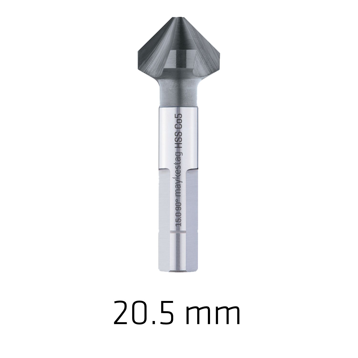 Hss-eco5 Countersink 90 20.5 Din 335 Shapec 3-surface Shank Alunit Co
