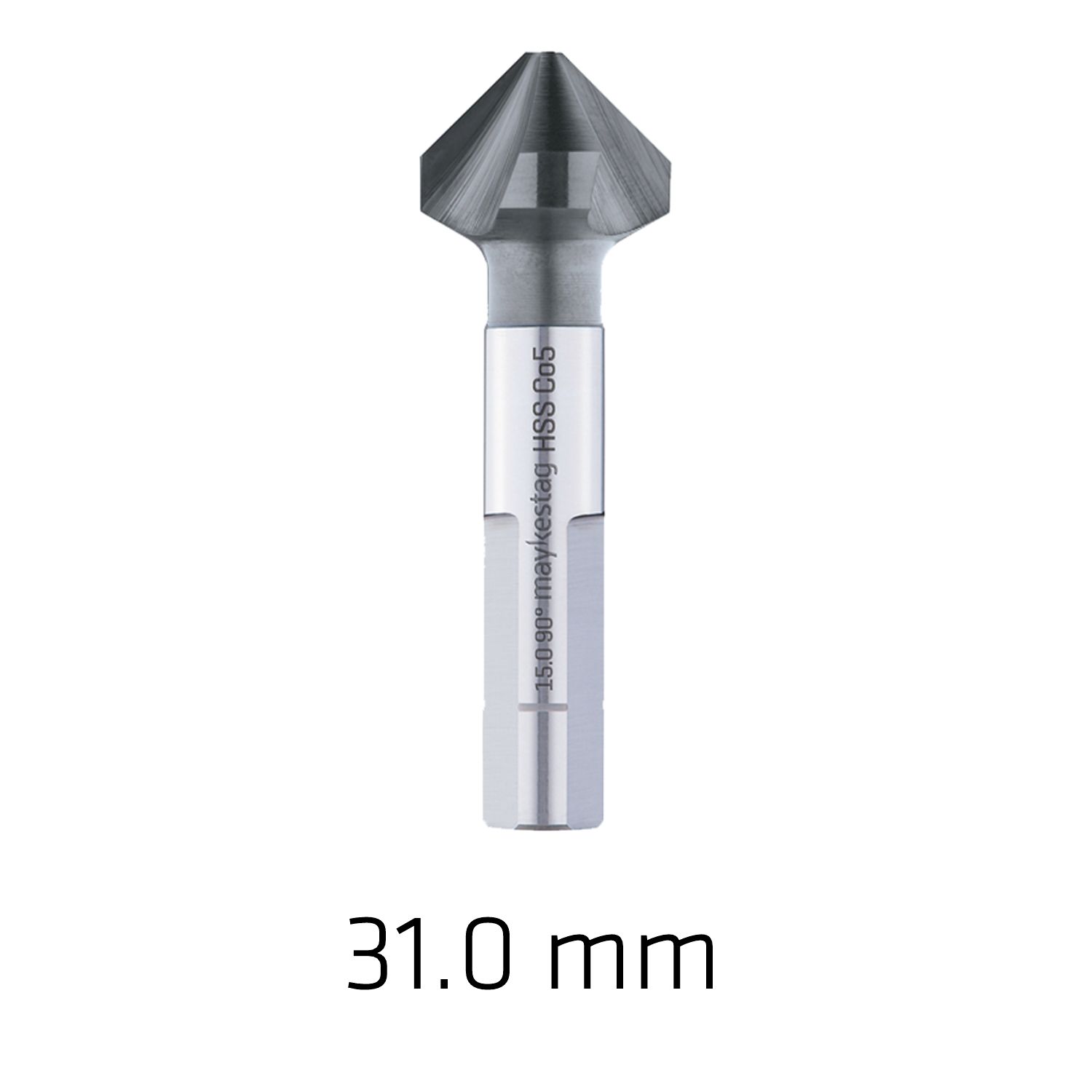 Hss-eco5 Countersink 90 31.0 Din 335 Shapec 3-surface Shank Alunit Co