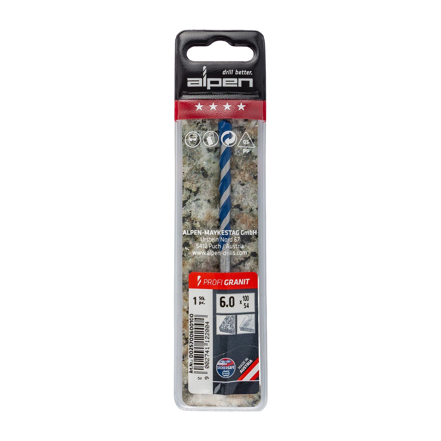 Granite Drill Bit 6.0mm