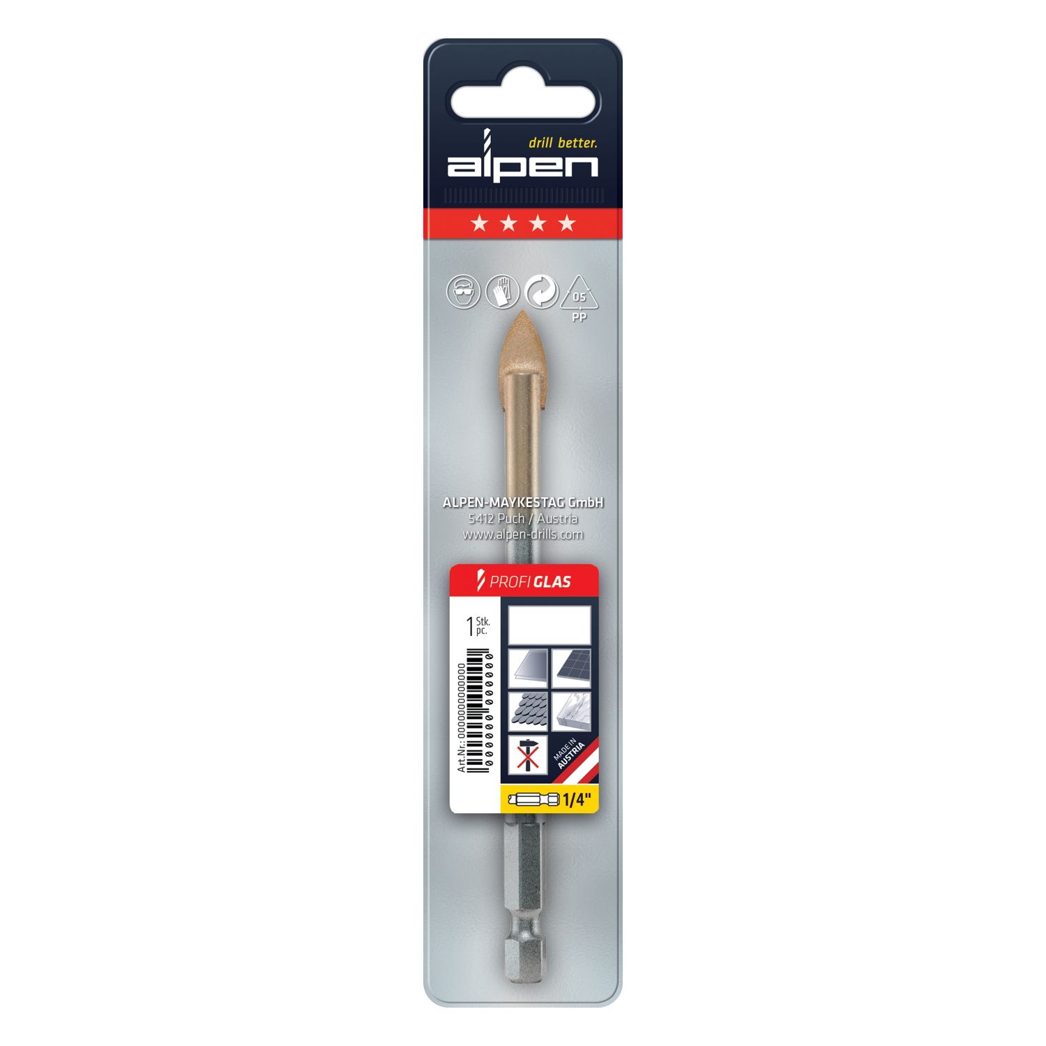 Glass And Tile Drill Bit 5mm