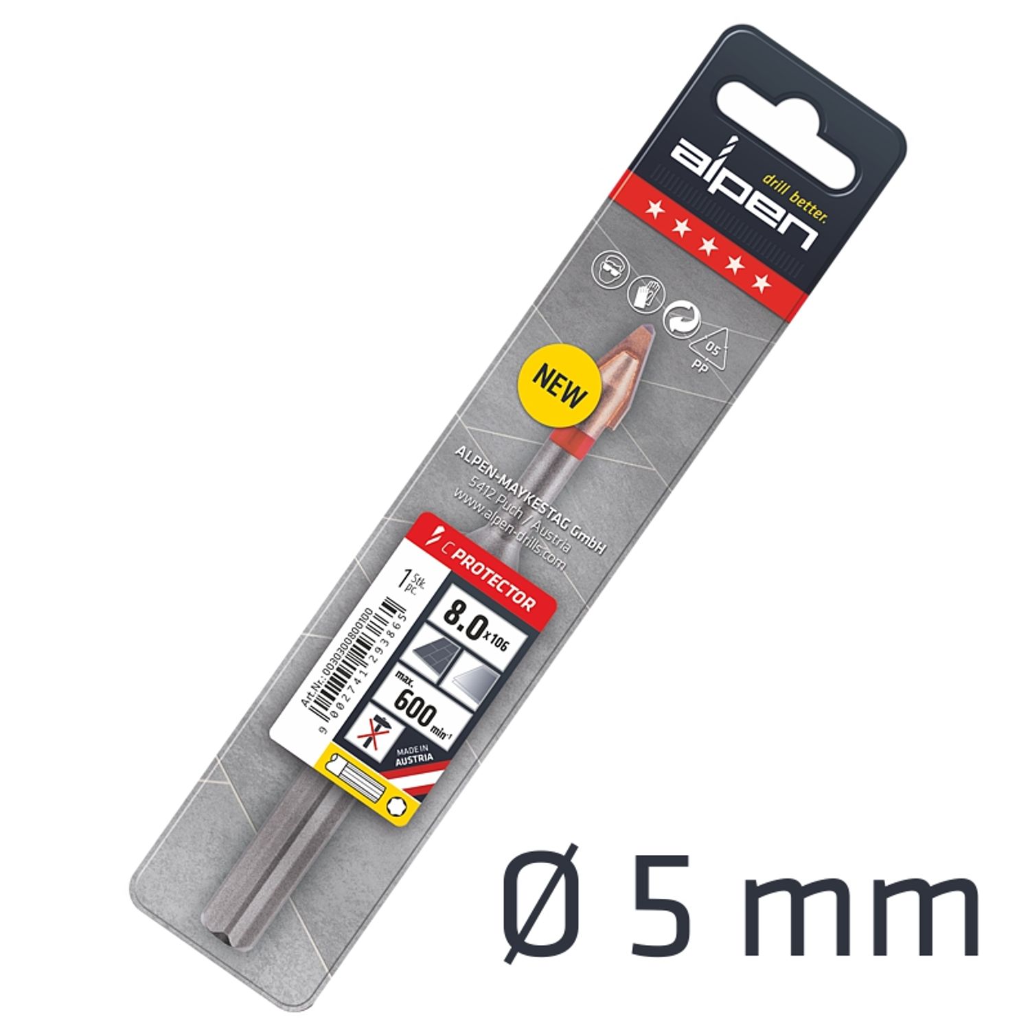 5.0mm Porcelain C Protector Drill Bit