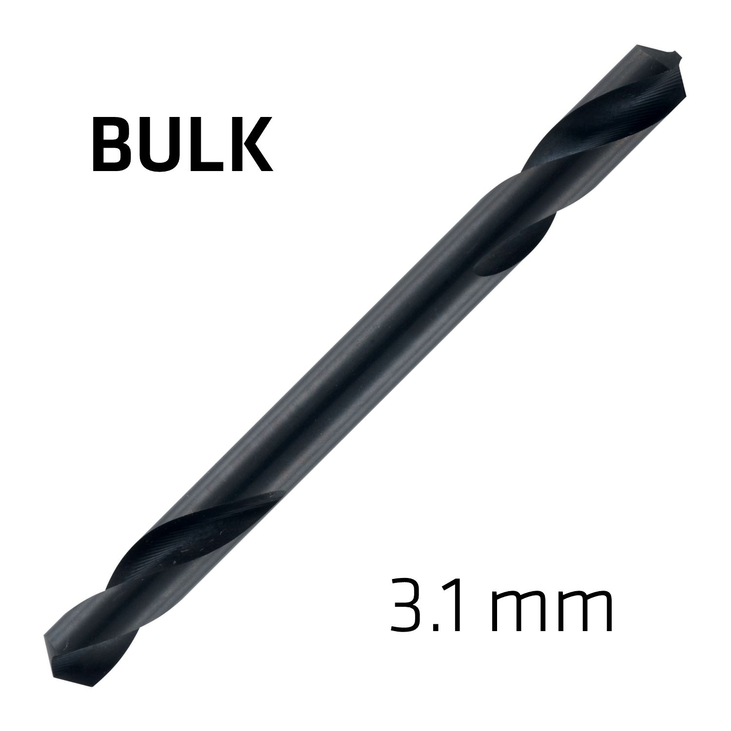 Hss Super Drill Bit Double Ended 3.1mm Bulk