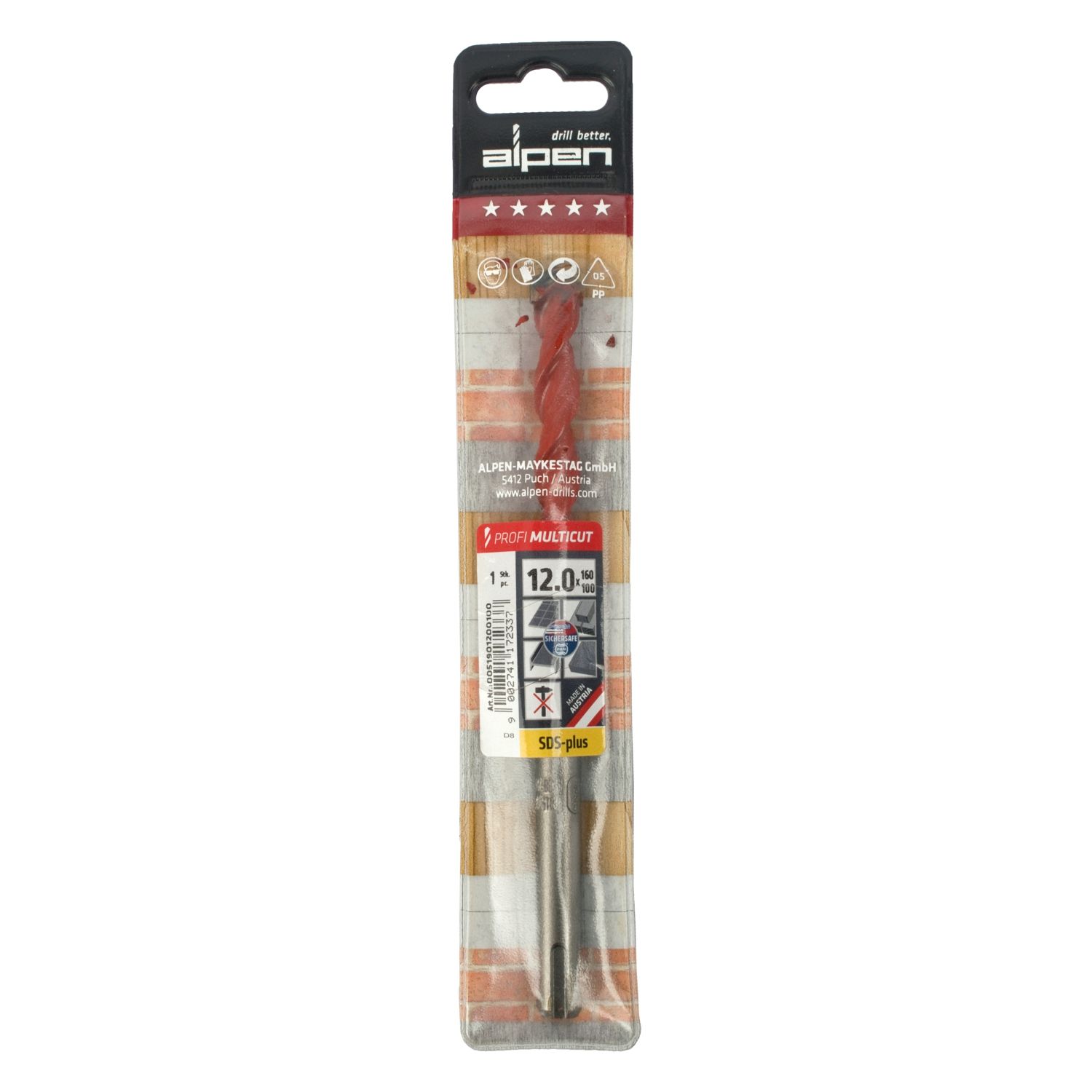 Profi Multicut Sds Drill Bit 12 X 160mm