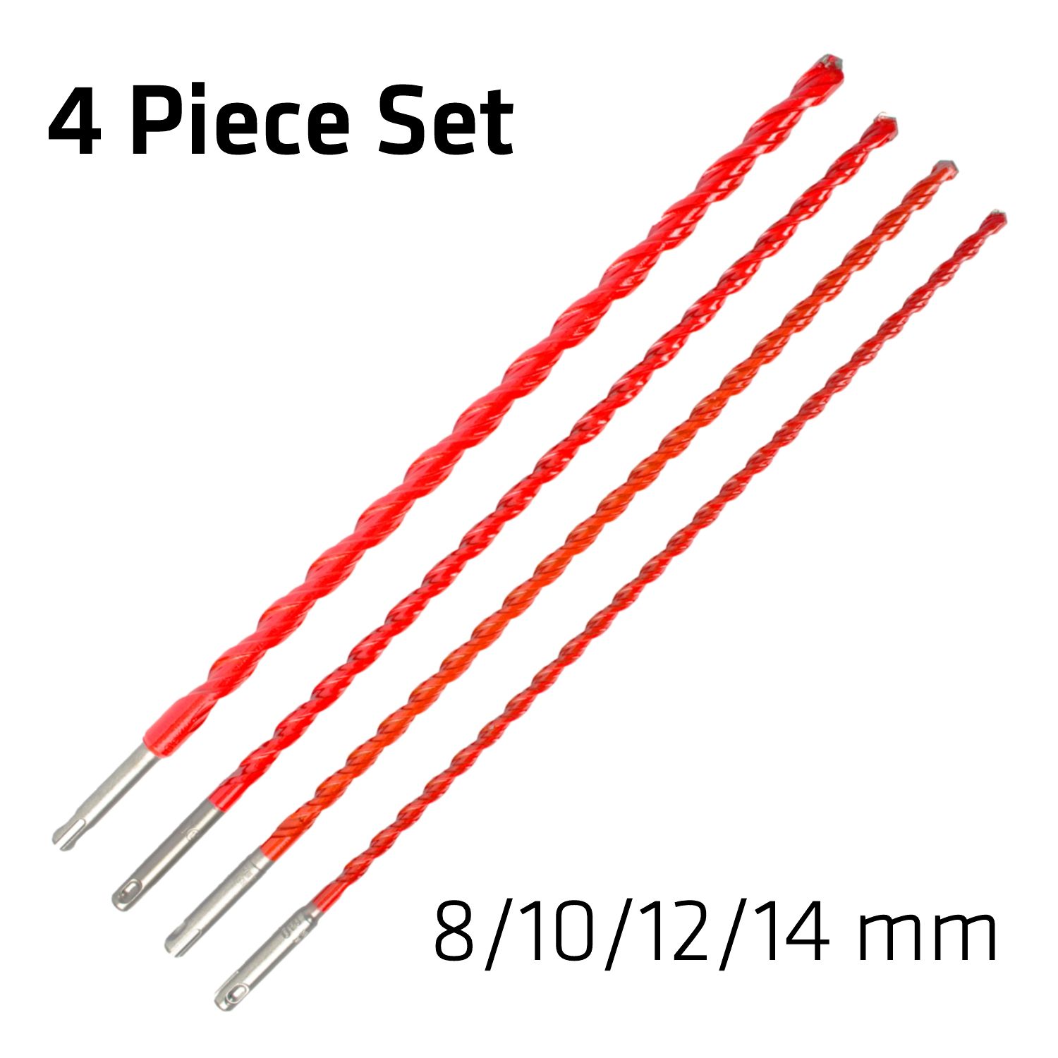 Cassette Profi Multicut 4-pcs. 8.0i 10.0i 12.0i 14.0x 450 With Hammer-