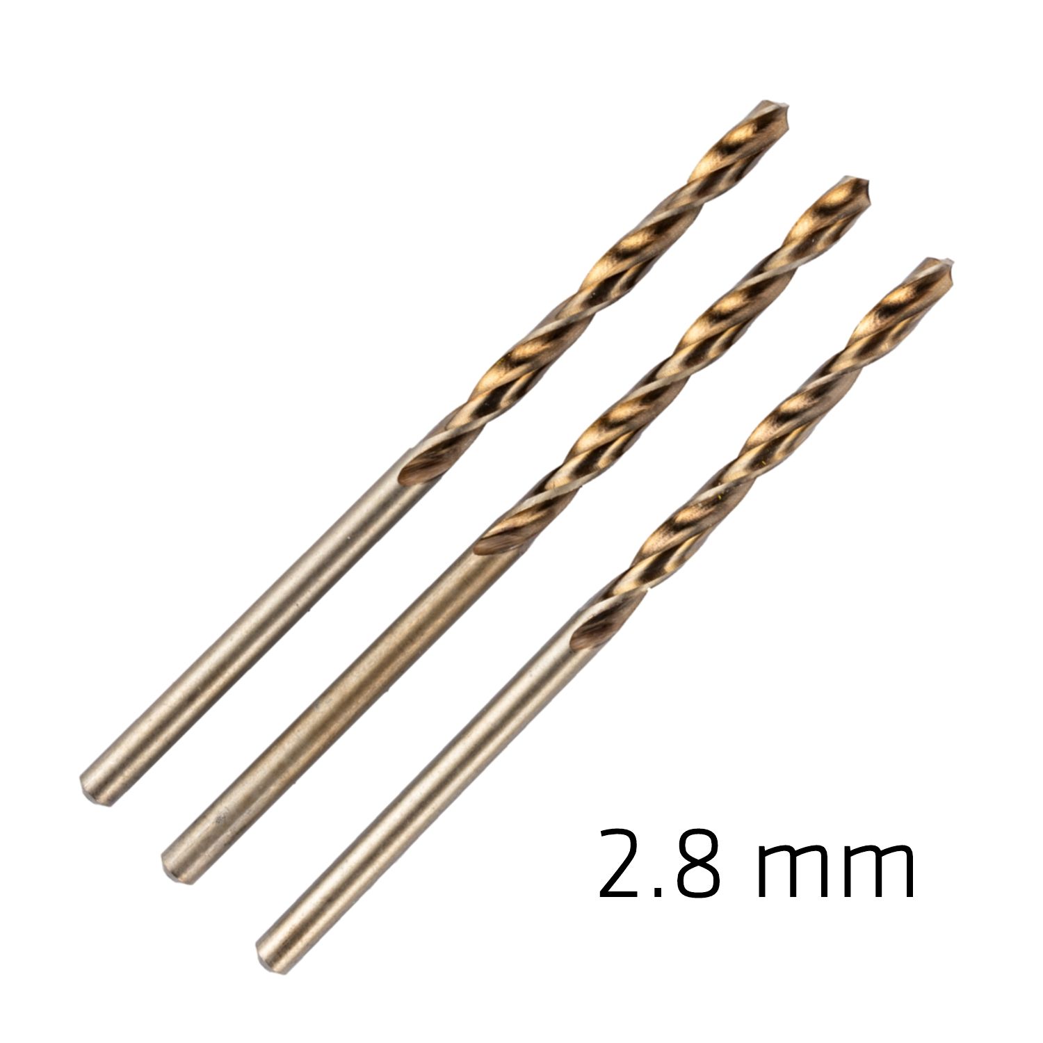 Hss Sprint Master 2.8mm X3 Sleeved Din338 ALPEN Drill Bit