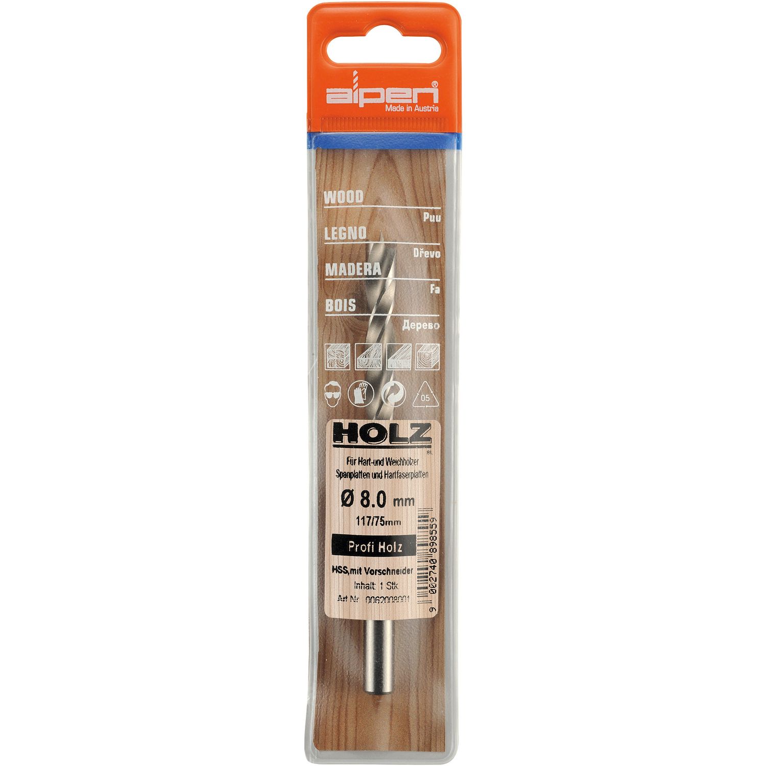 Wood Drill Bit Profi Hss 12mm