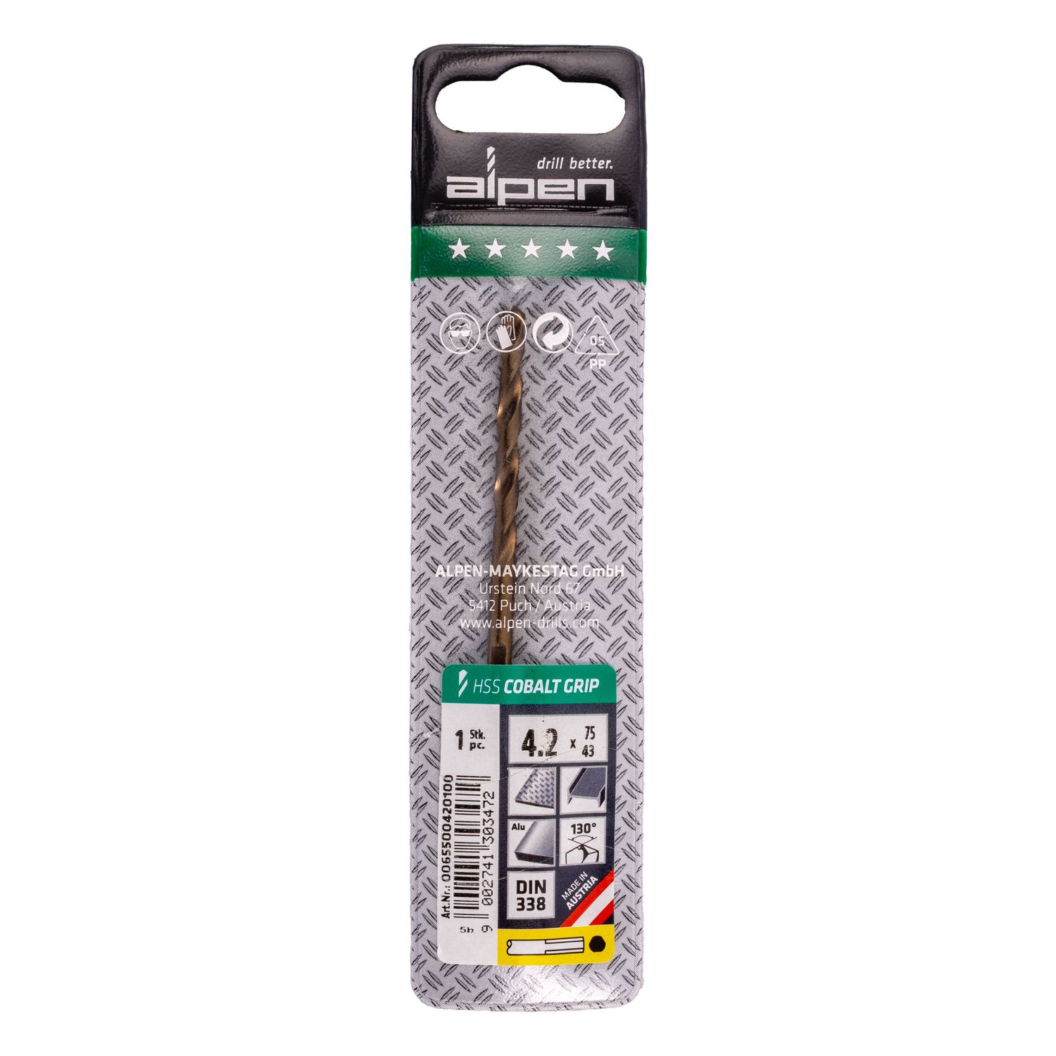 Hss Cobalt 4.2 Plw Grip 3-sided