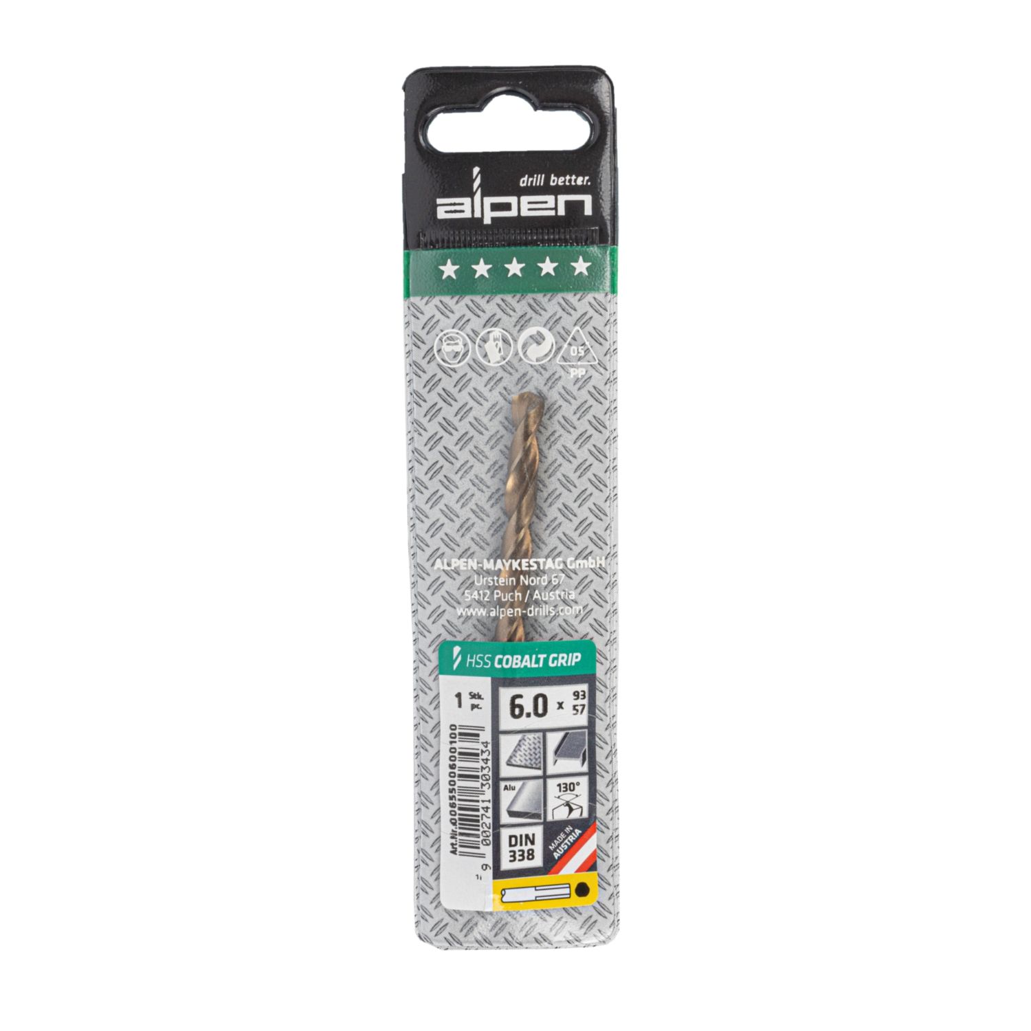 Hss Cobalt 6.0 Plw Grip 3-sided