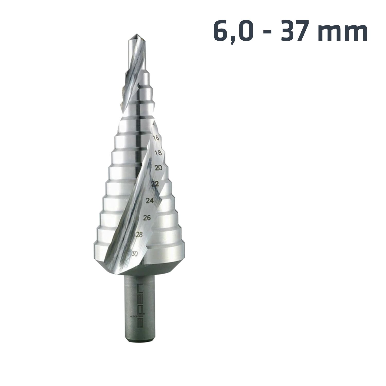 ALPEN Hss Step Drill 6-37mm