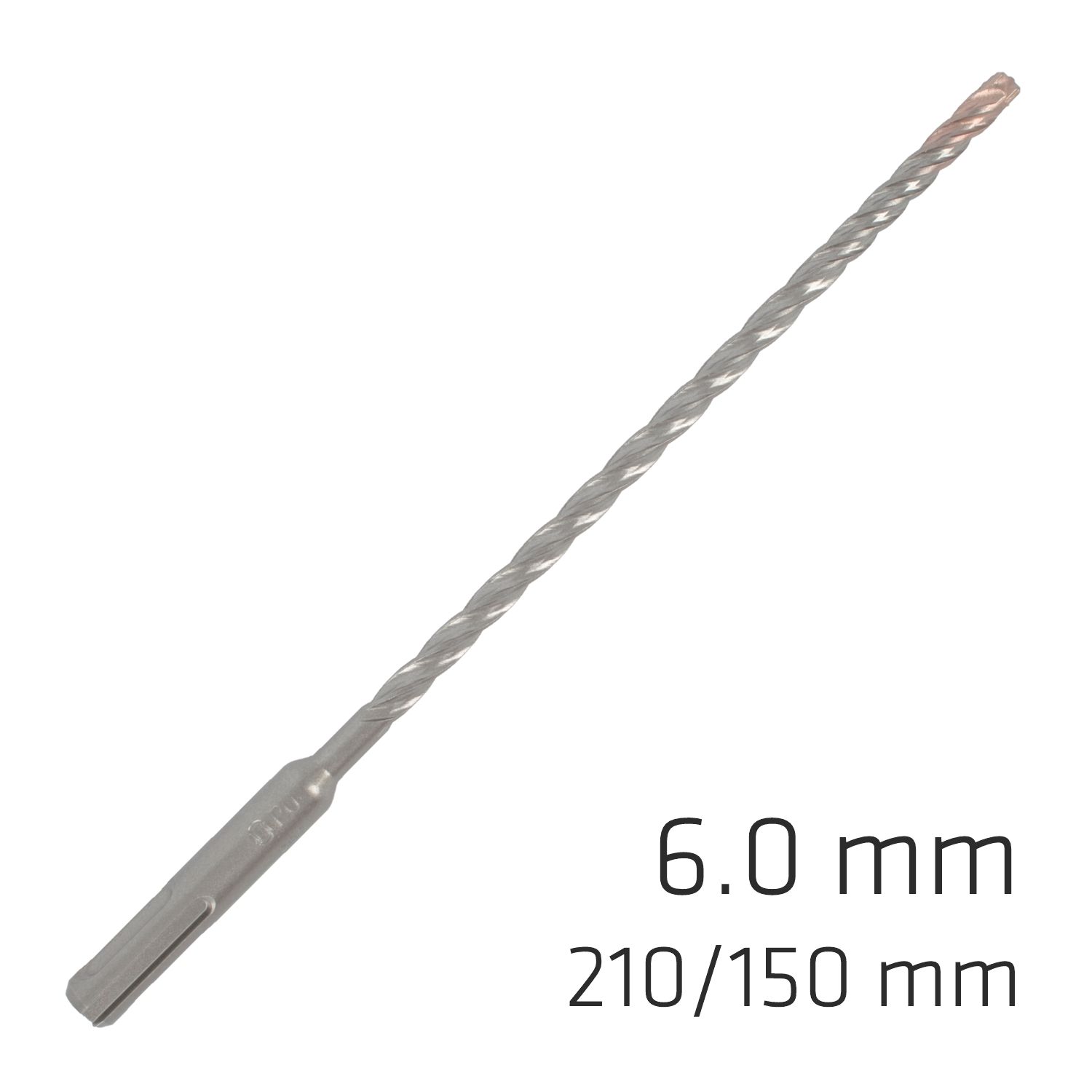 Force X 6.0 X 210/150 Sds-plus Rebar Drill Bit X4 Cutting Edges - Bulk