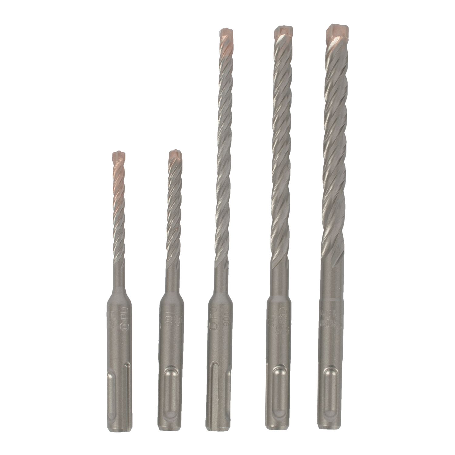 Force X Cassette Sds-plus Set Mb5 5 Pcs. 5.0/ 6.0 Mm X 110 And 6.0/ 8.