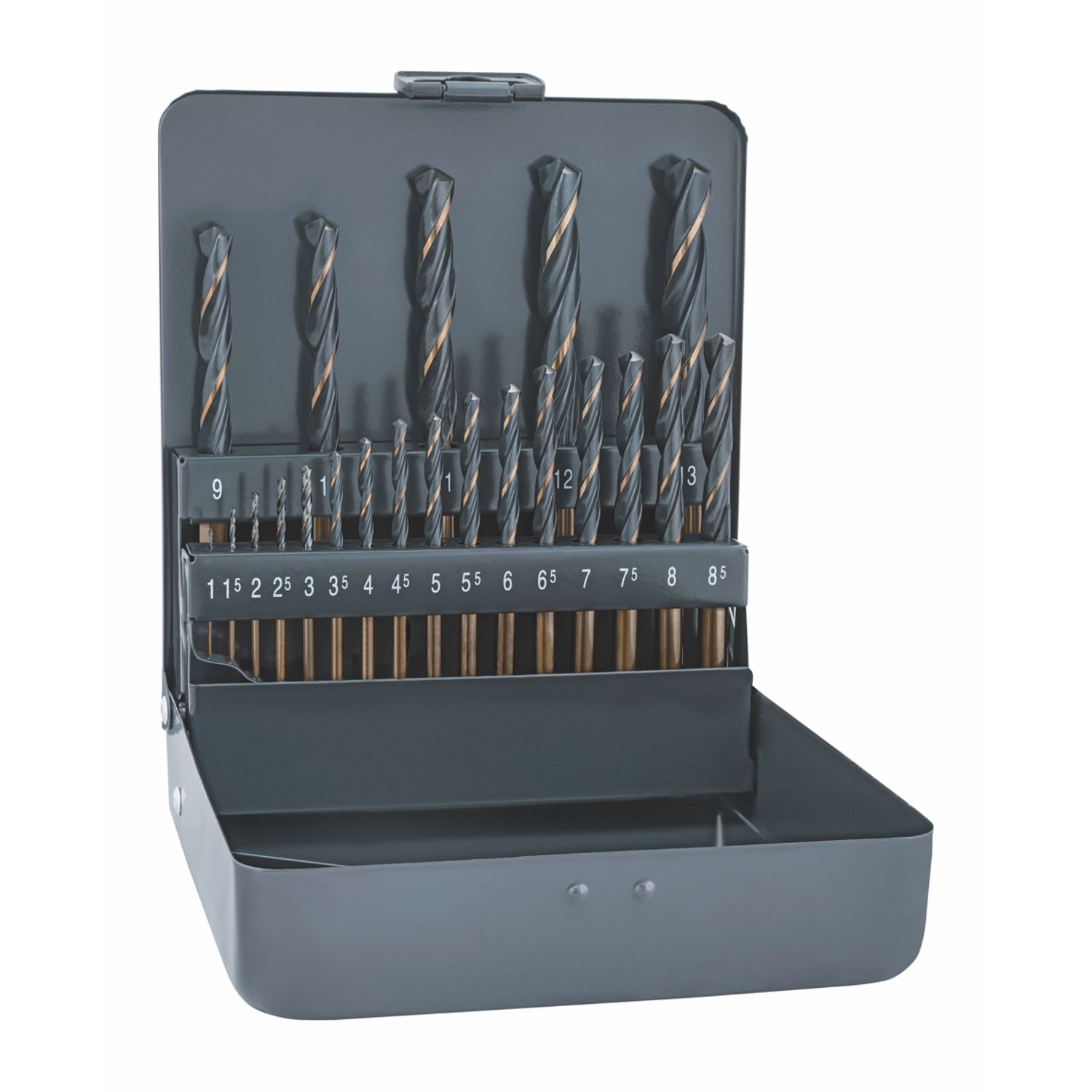 ALPEN Sprint Master 21 Pce Set Km21 1 -8.5 X 0.5 9-13 X 1mm Metal Box