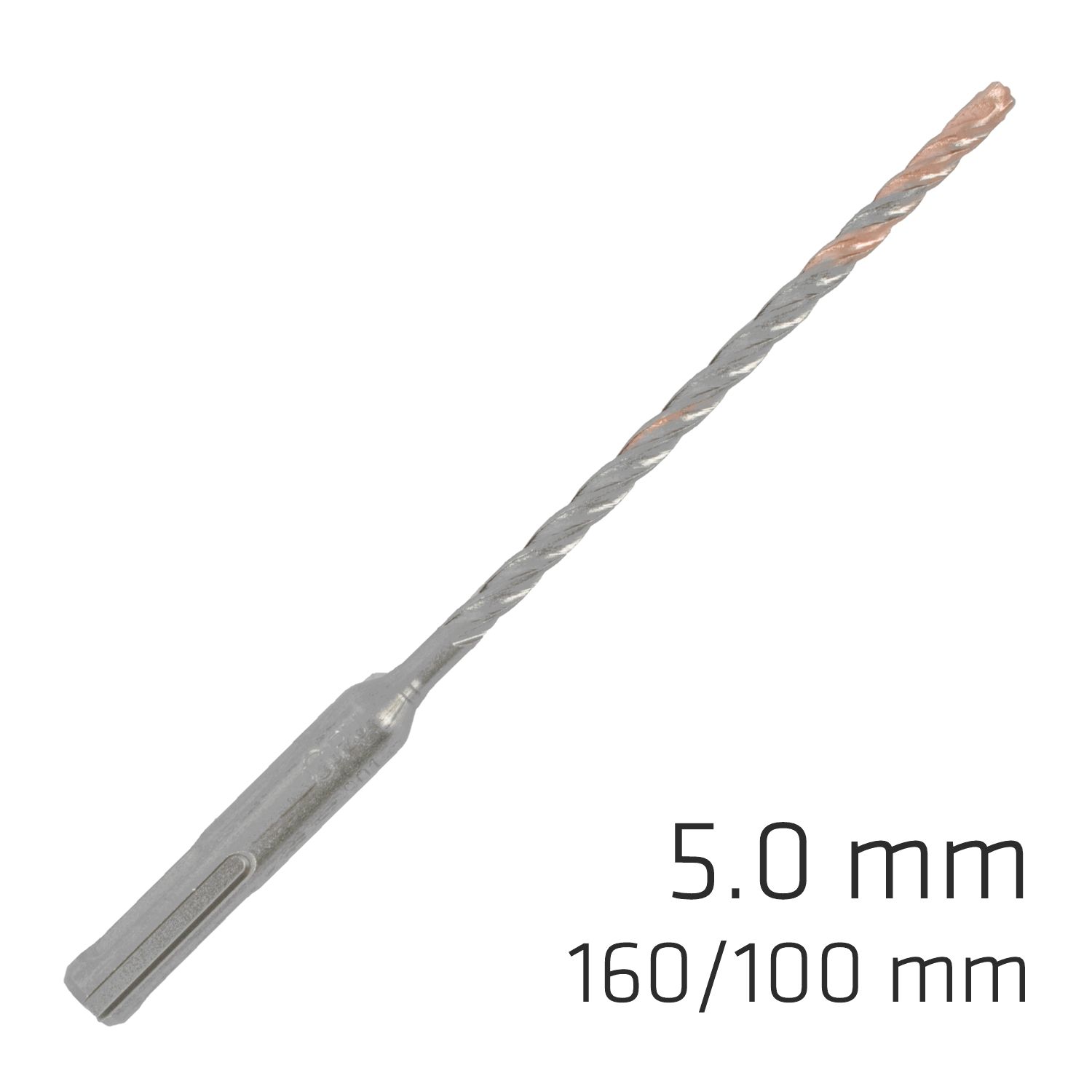 Force X 5.0 X 160/100 Sds-plus Rebar Drill Bit X4 Cutting Edges