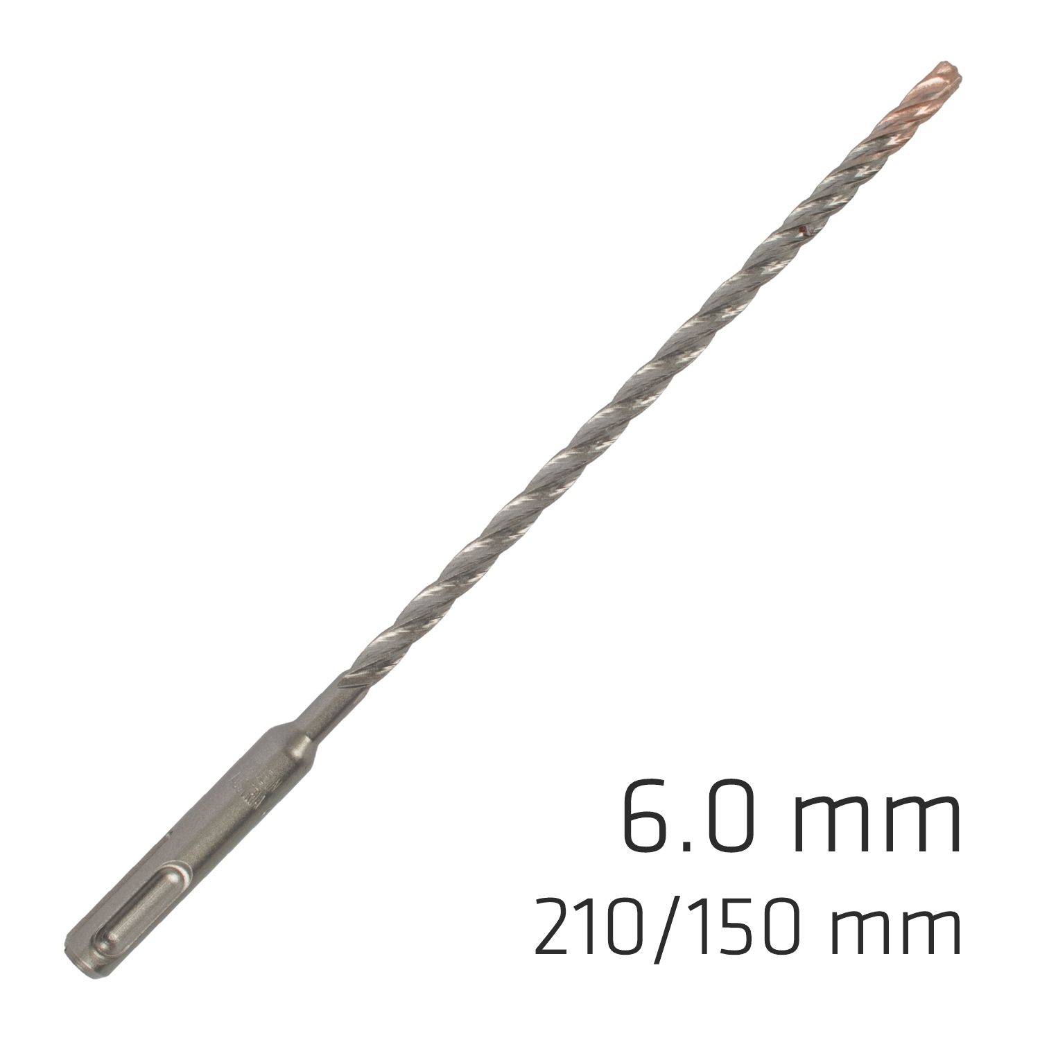 Force X 6.0 X 210/150 Sds-plus Rebar Drill Bit X4 Cutting Edges