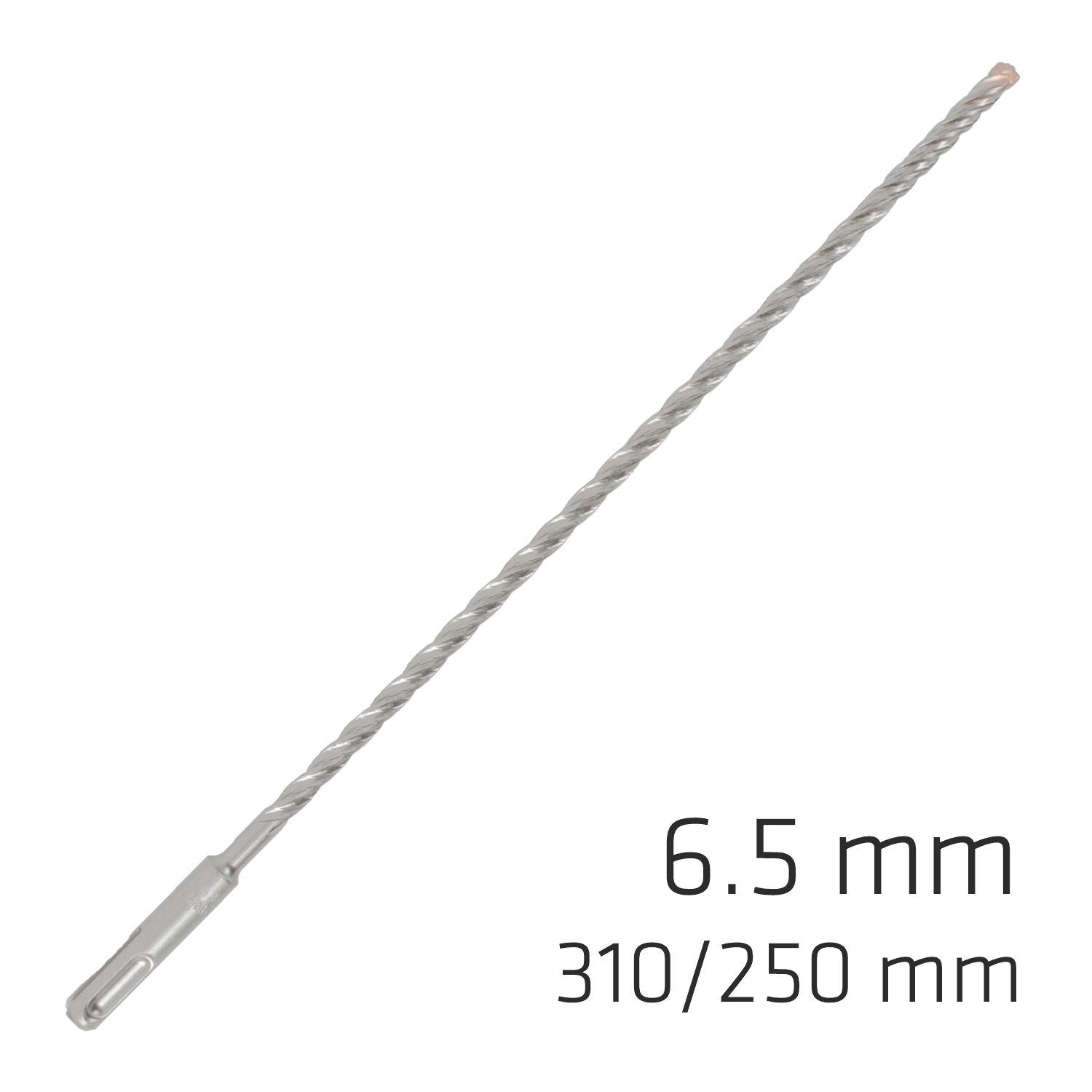Force X 6.5 X 310/250 Sds-plus Rebar Drill Bit X4 Cutting Edges