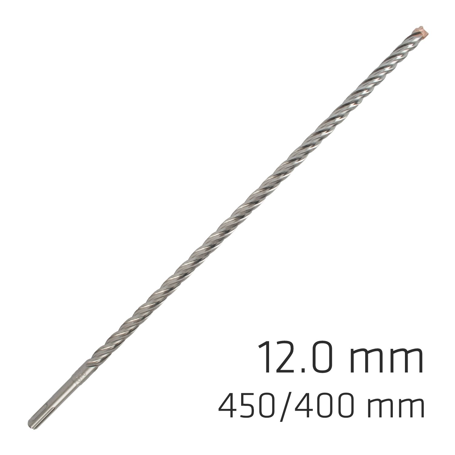 Force X 12.0 X 450/400 Sds-plus Rebar Drill Bit X4 Cutting Edges