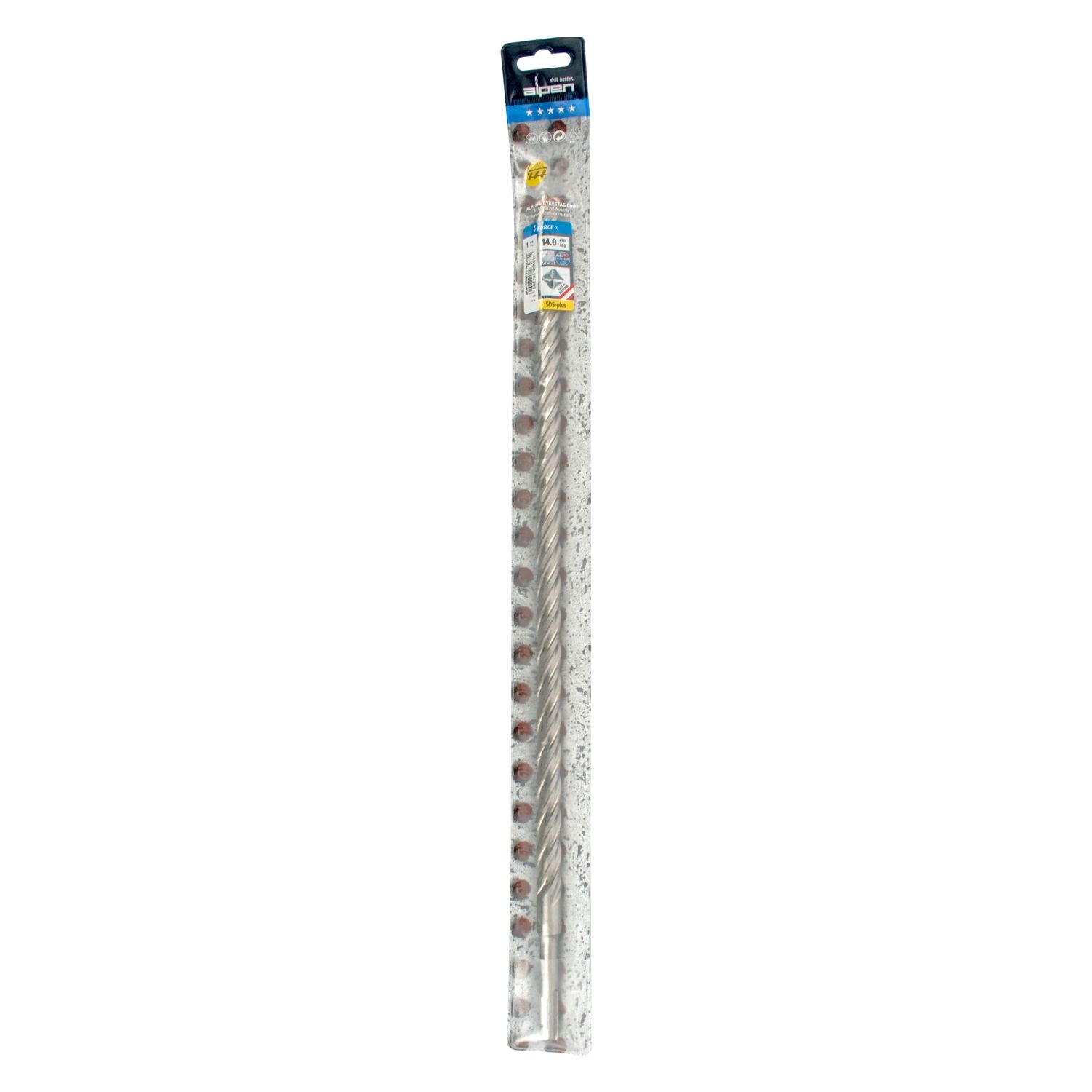 Force X 14.0 X 450/400 Sds-plus Rebar Drill Bit X4 Cutting Edges