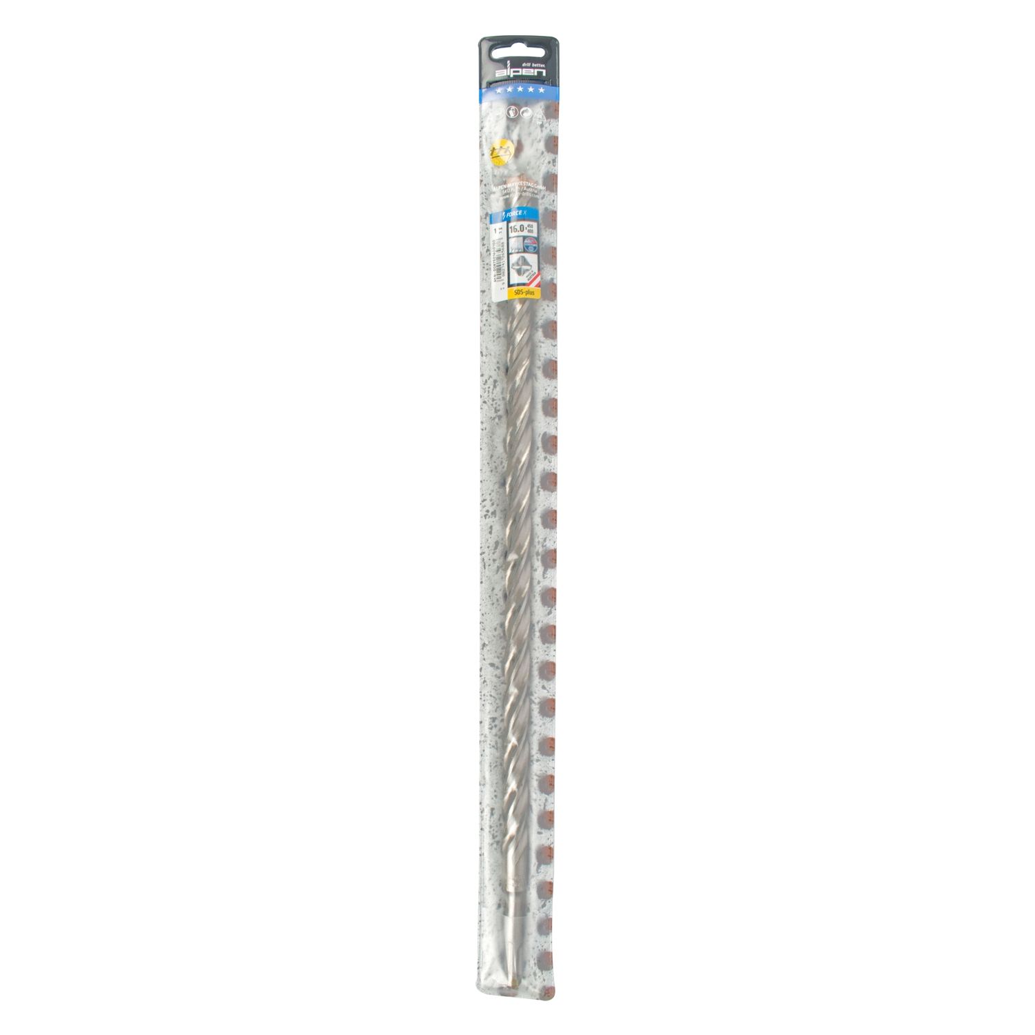 Force X 16.0 X 450/400 Sds-plus Rebar Drill Bit X4 Cutting Edges