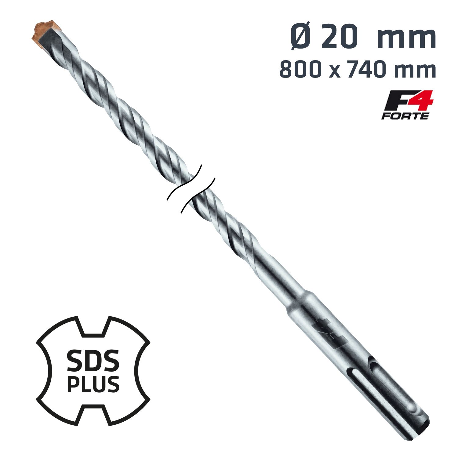Sds Plus Hammer Bit 800 X 740mm 20mm