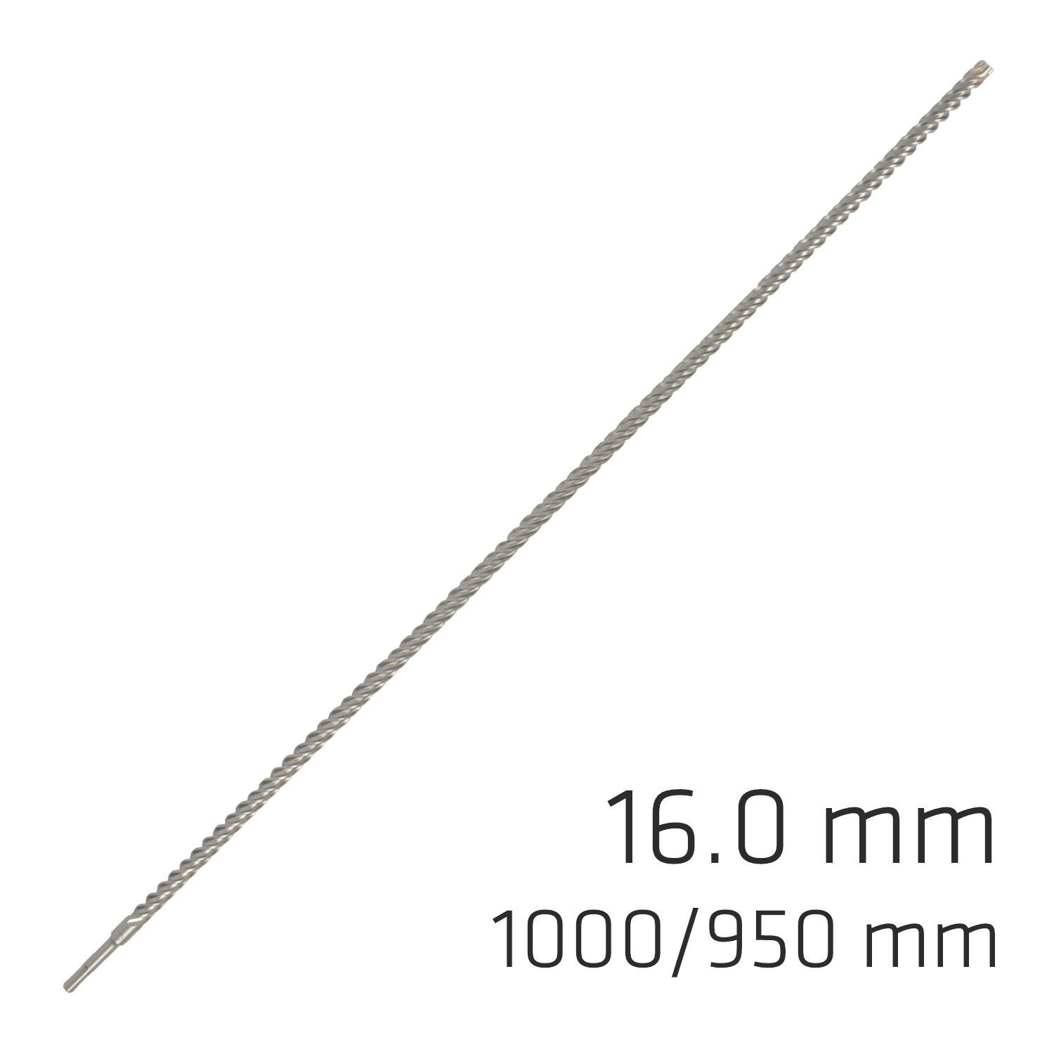Force X 16.0 X 1000/950 Sds-plus Rebar Drill Bit X4 Cutting Edges