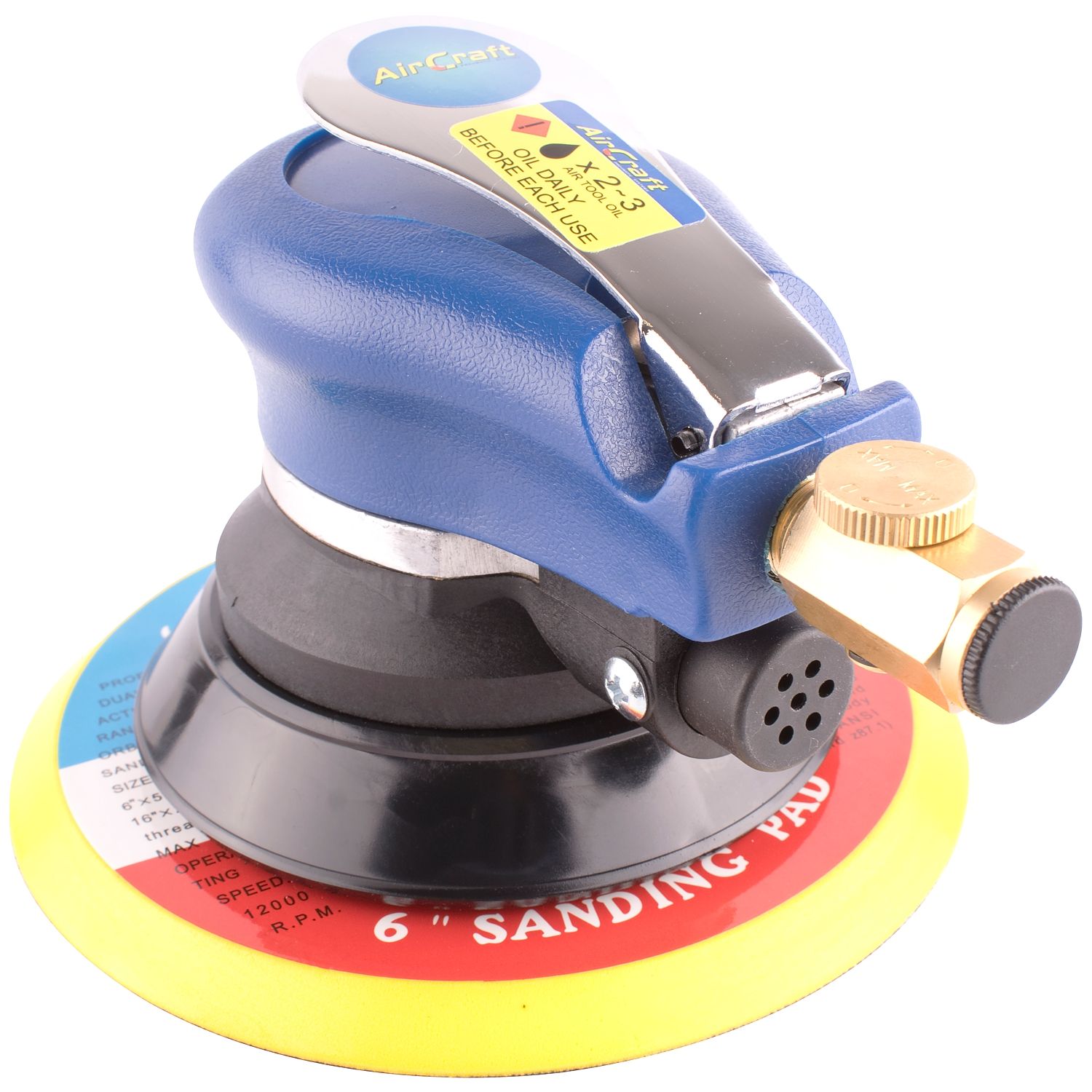 150mm Orbital Palm Sander Hook And Loop 2.4mm Orbit