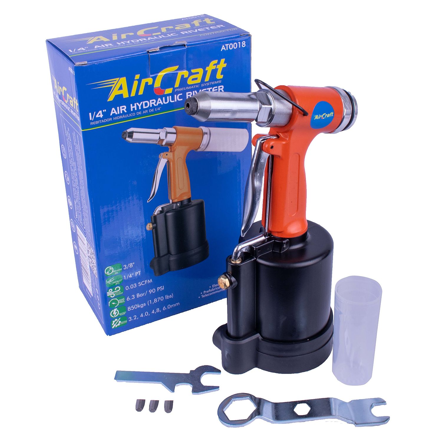 Air Hydraulic Riveter 1/4' Professional