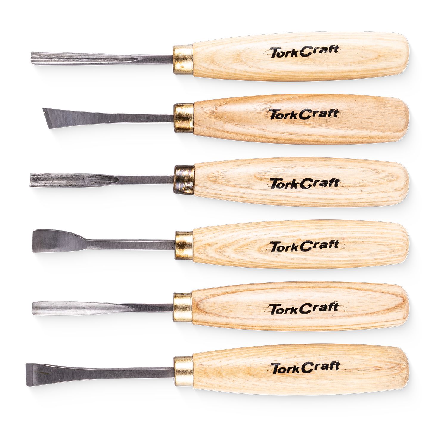 Chisel Set Wood Carving 6 Piece Wooden Box