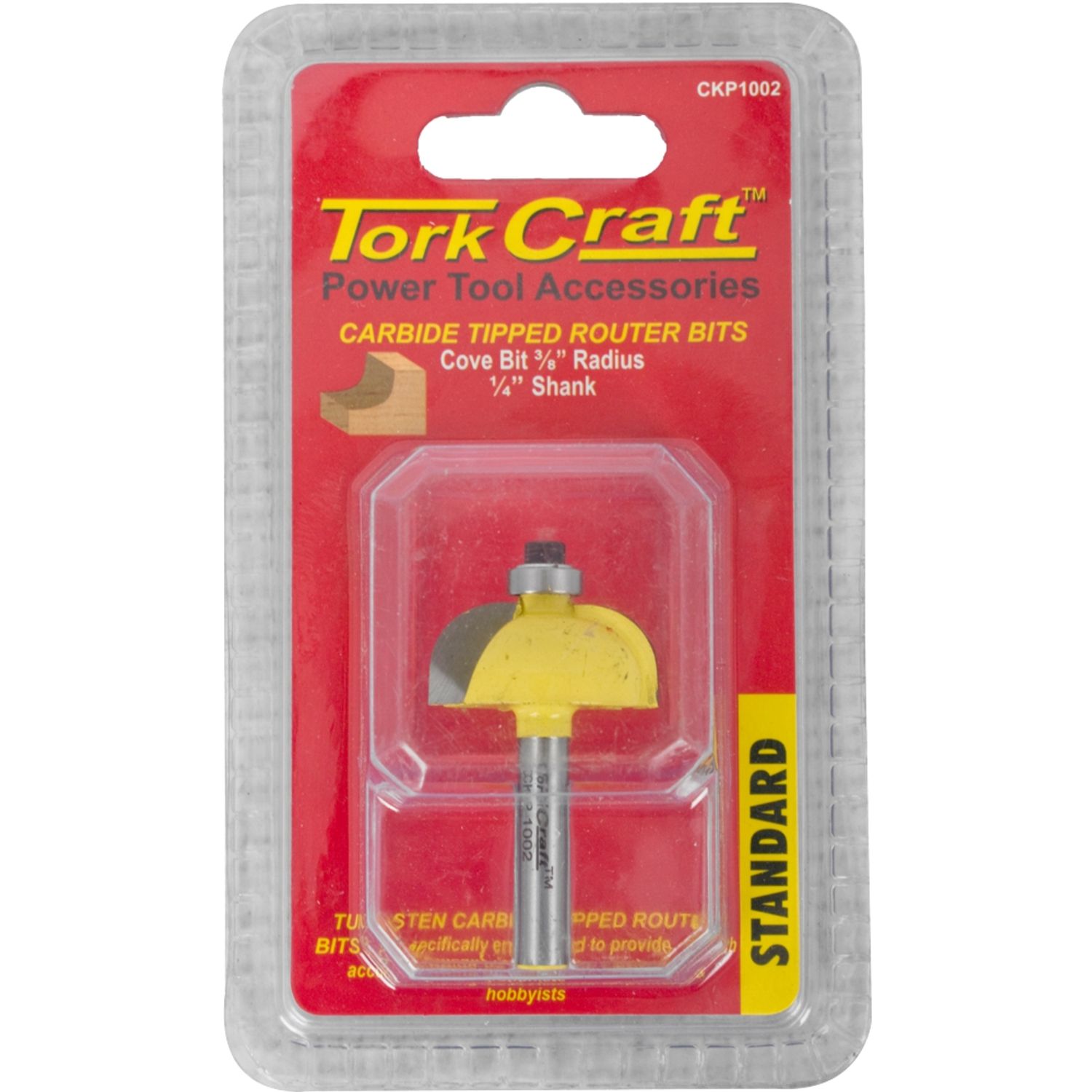 Cove Router Bit 3/8'