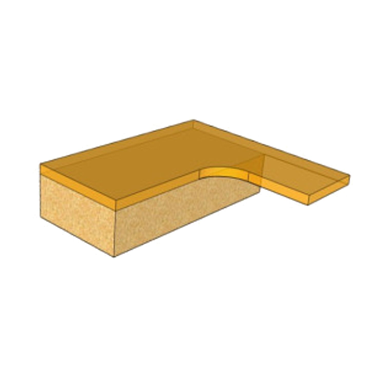 Router Bit Trim 1/2' X 25mm