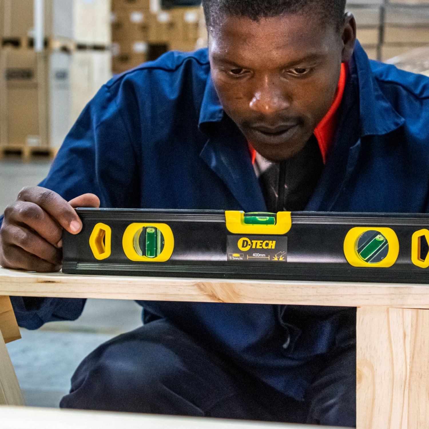 Spirit Level Beam 400mm X 1.6mm 3 X Vial 0.5mm Accur. Alum.