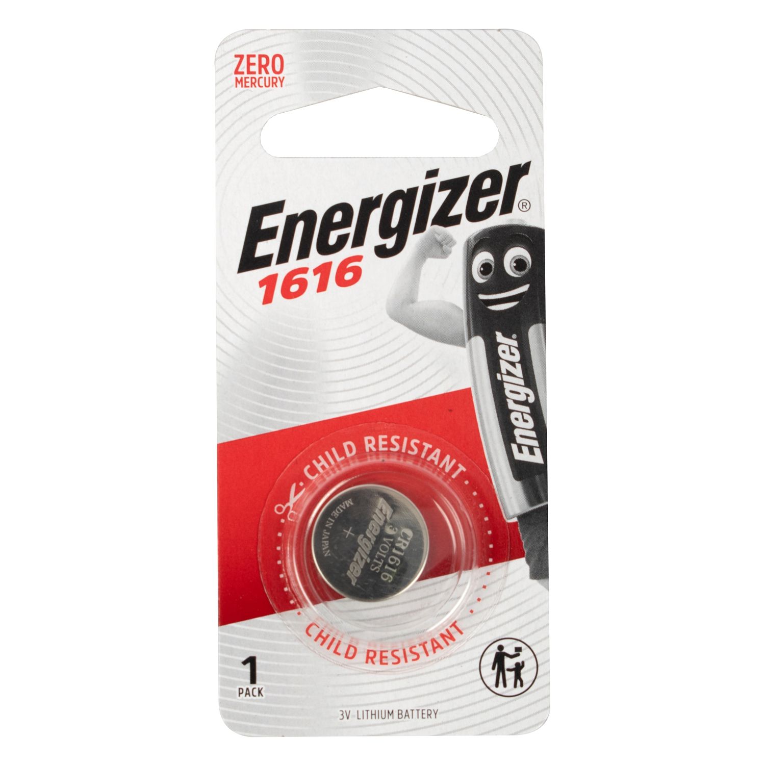 Cr1616 3v Bp1 Lithium Coin Battery (moq12) ENERGIZER