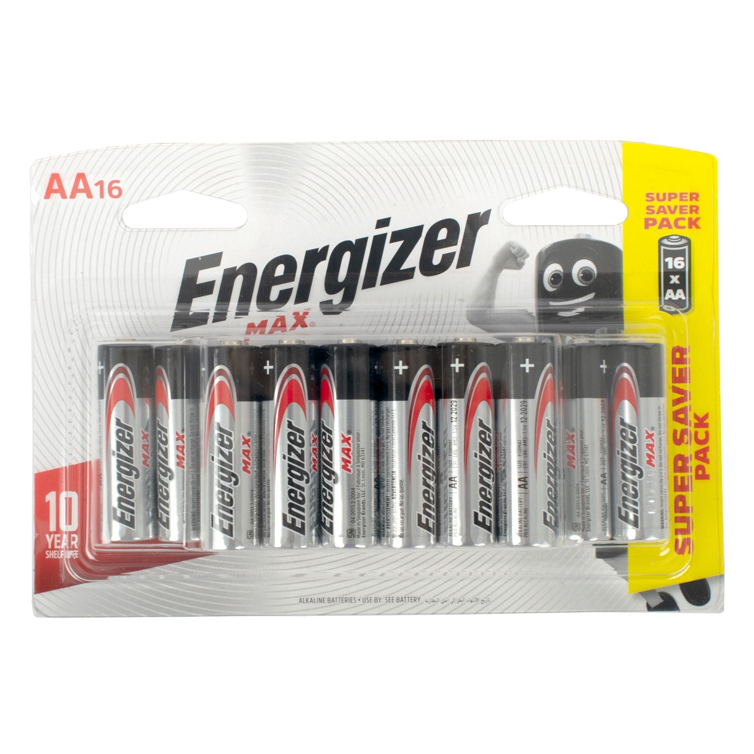 Max Aa Battery-16pack (moq 6) ENERGIZER