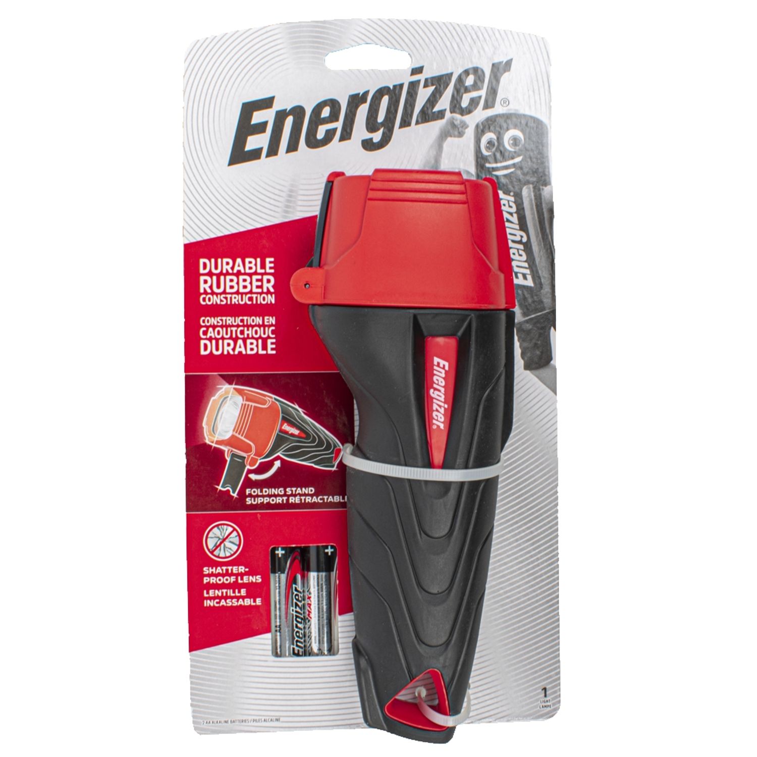 Rubber Flashlight X2aa - 125 Lumens ENERGIZER Torch