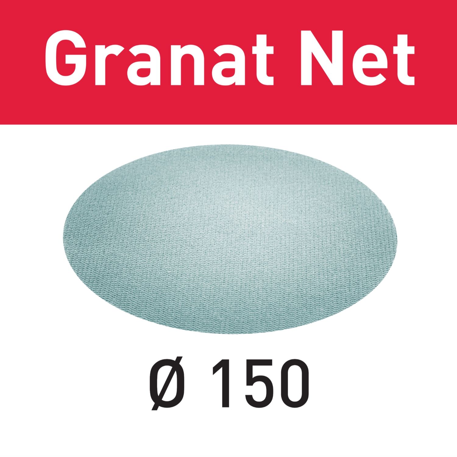 FESTOOL D150 P80 GR NET/50 Granat Net Abrasive Discs 150mm P80 50 Piece